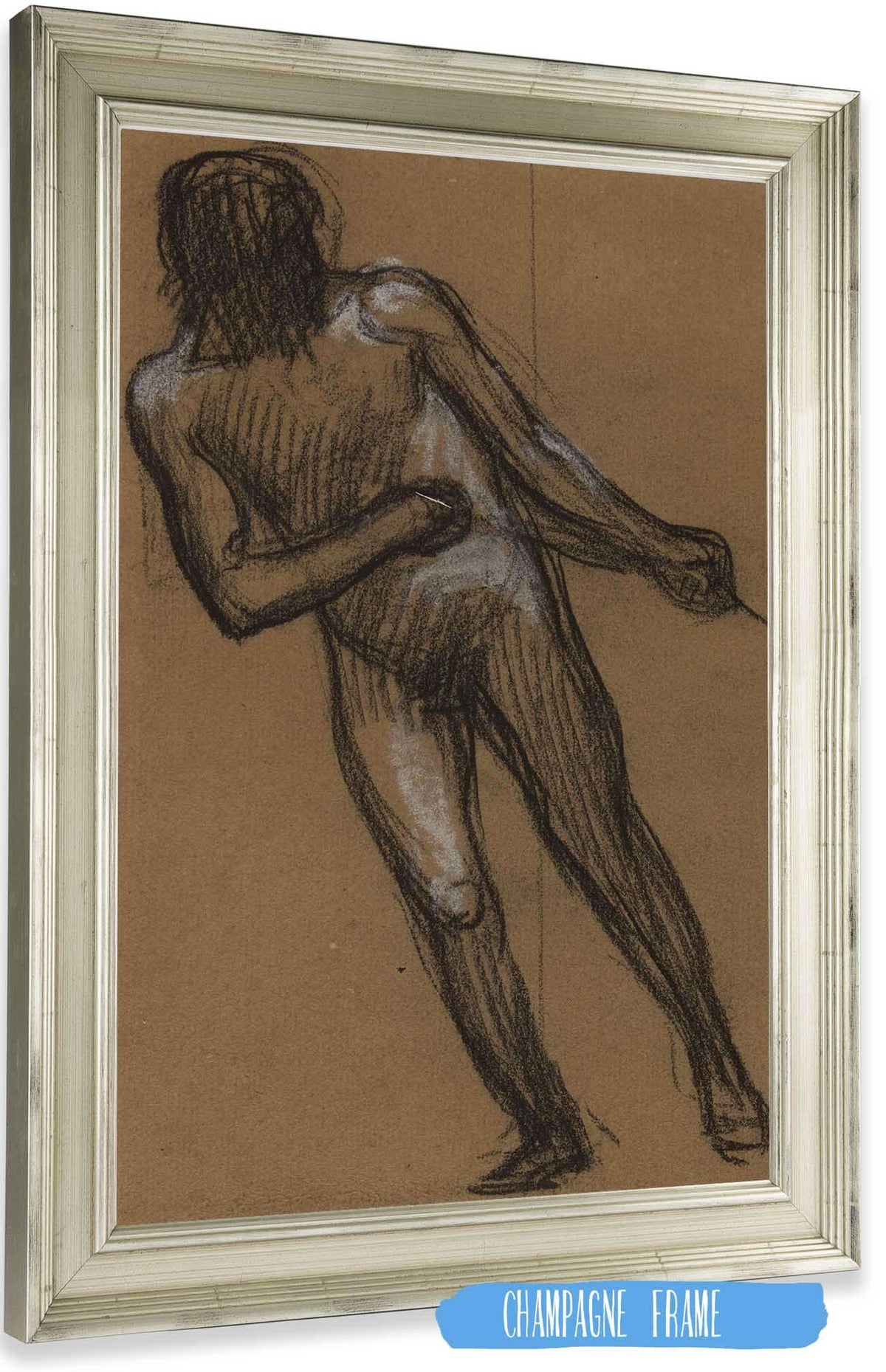 Homme Nu De Face by Pierre Puvis De Chavannes Posters, Prints, & Visual Artwork