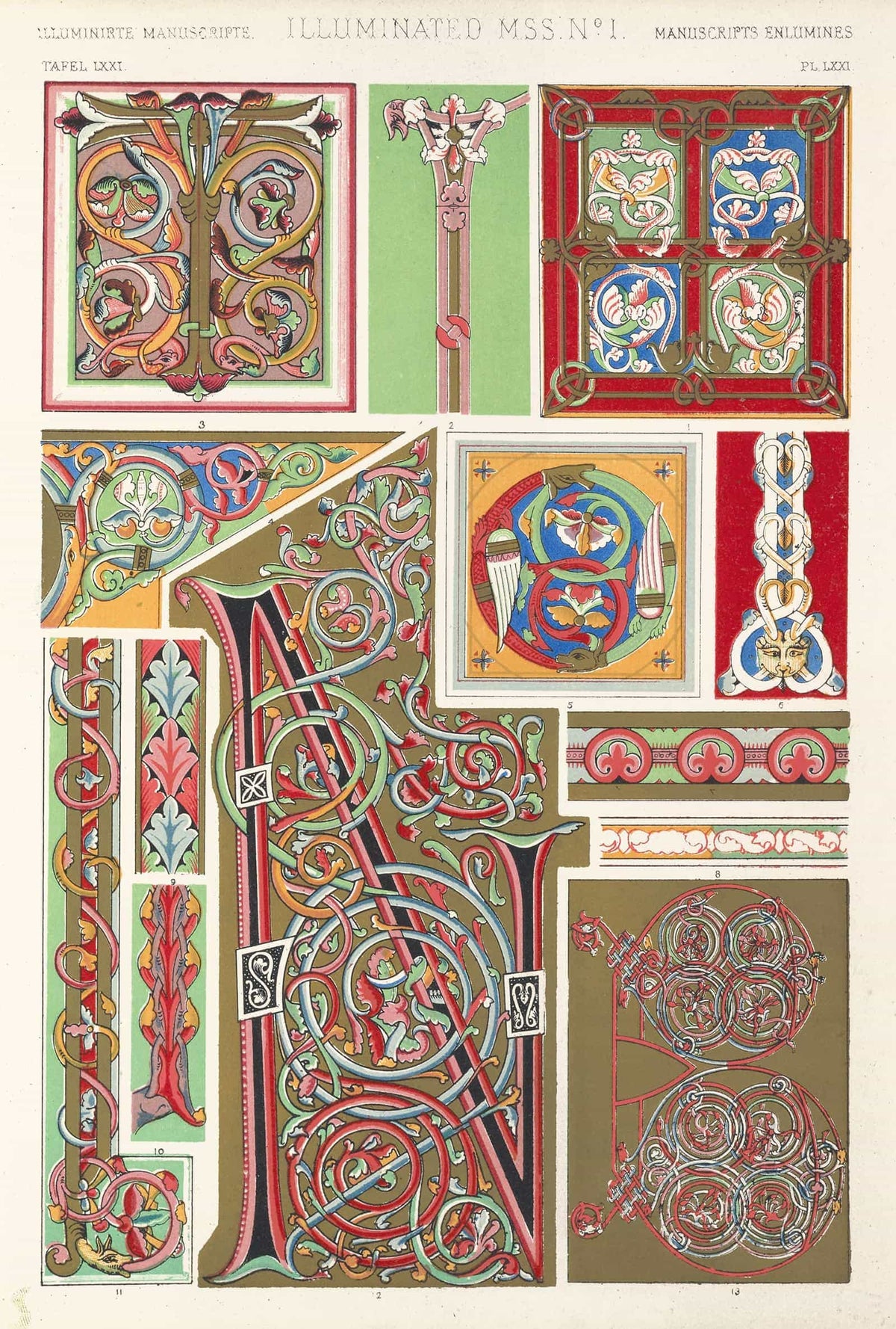 Illuminated Manuscripts No  by Owen Jones Posters, Prints, & Visual Artwork