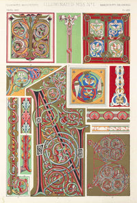 Illuminated Manuscripts No  by Owen Jones Posters, Prints, & Visual Artwork
