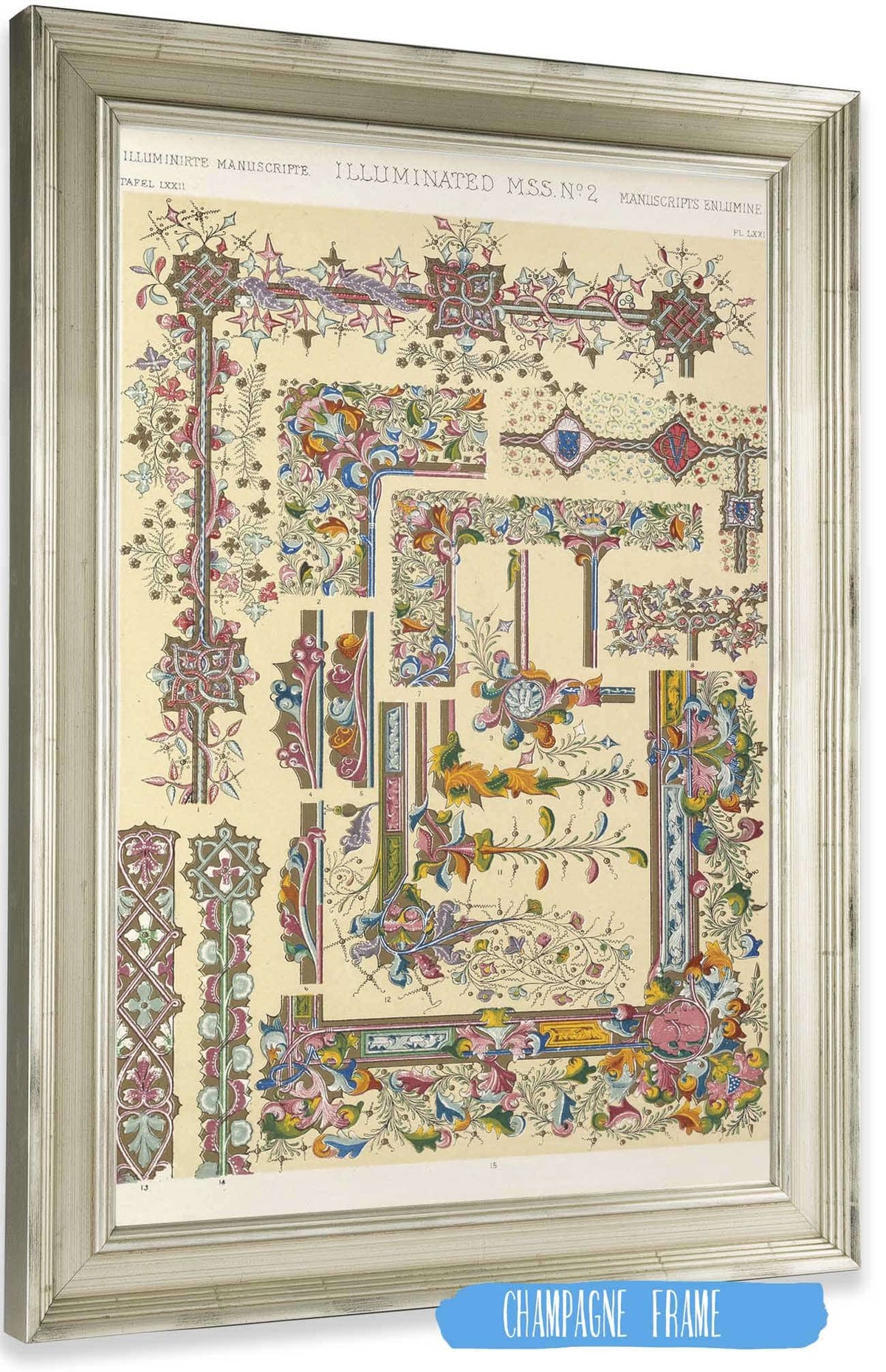 Illuminated Manuscripts No  by Owen Jones Posters, Prints, & Visual Artwork