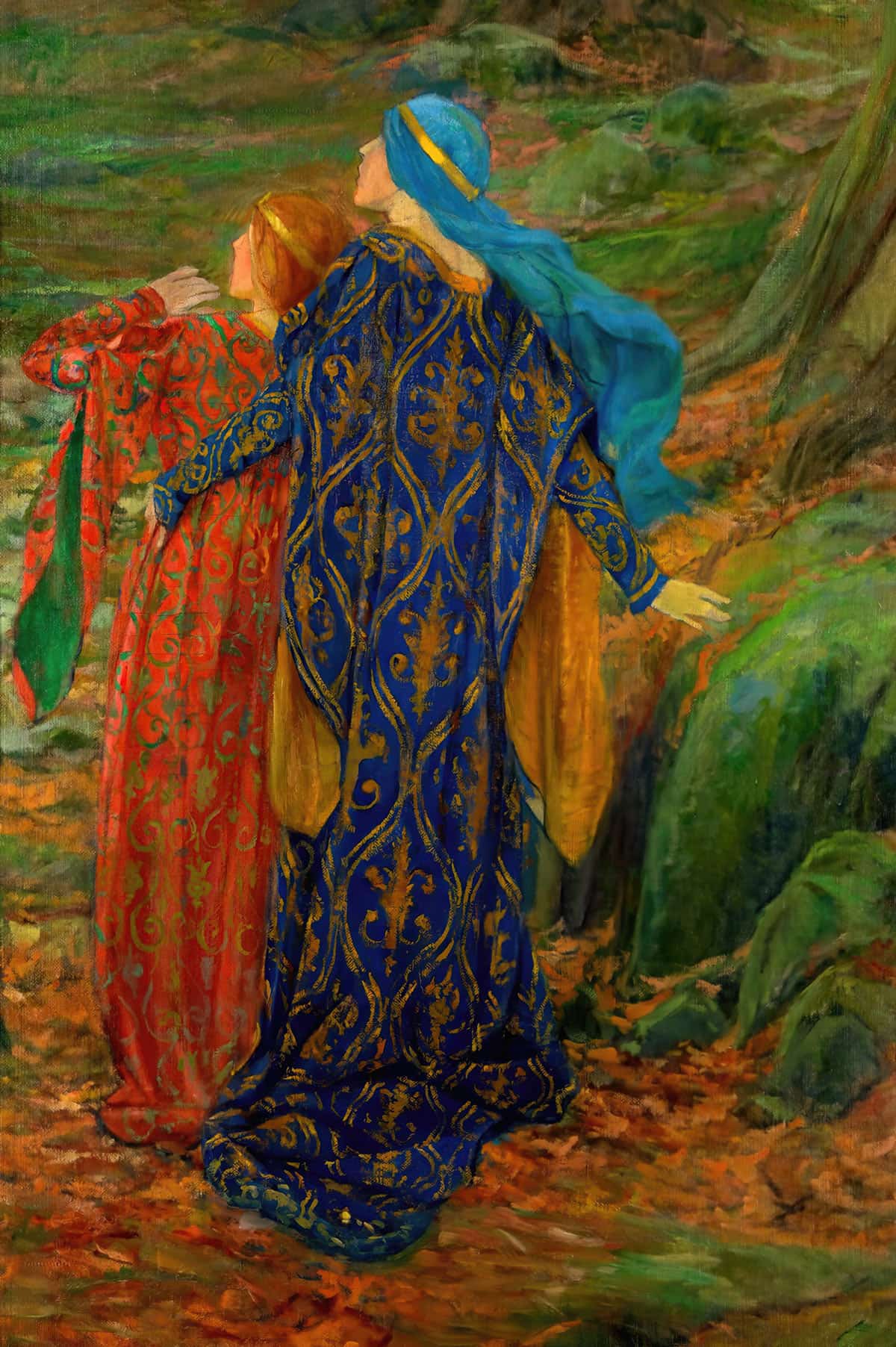 In Awe by Edwin Austin Abbey Posters, Prints, & Visual Artwork