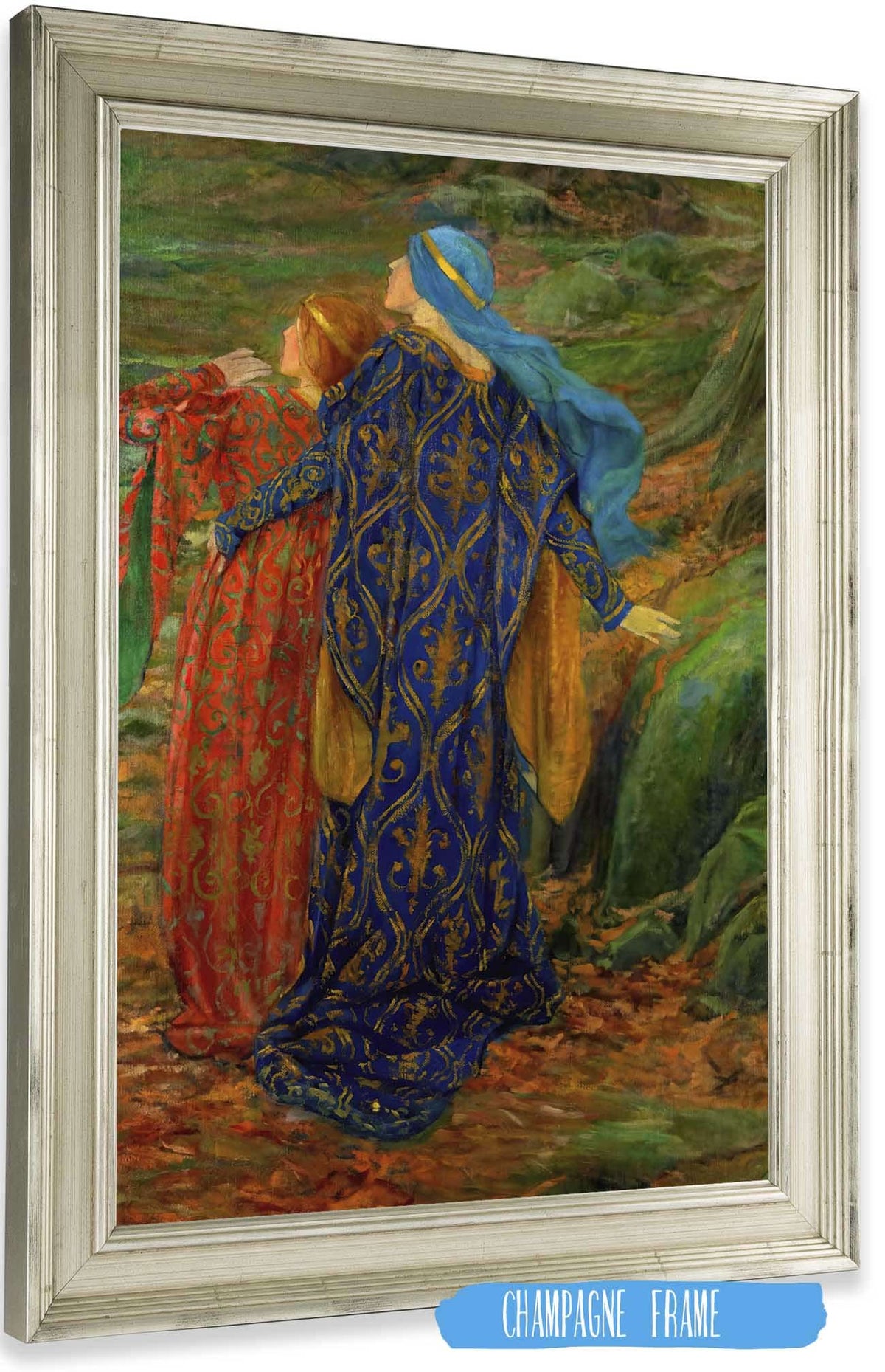 In Awe by Edwin Austin Abbey Posters, Prints, & Visual Artwork