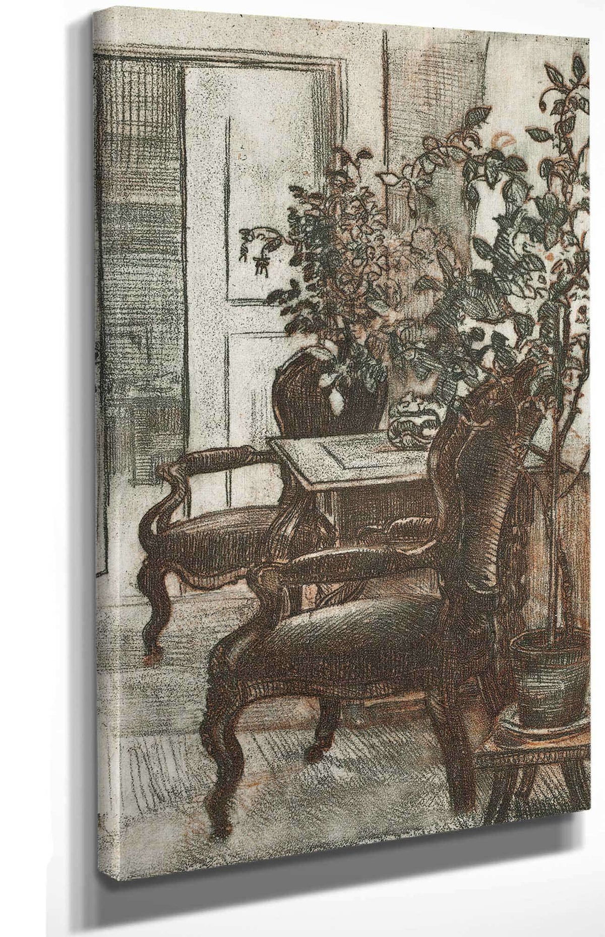 Interior Of Suviranta by Eero Jarnefelt Posters, Prints, & Visual Artwork