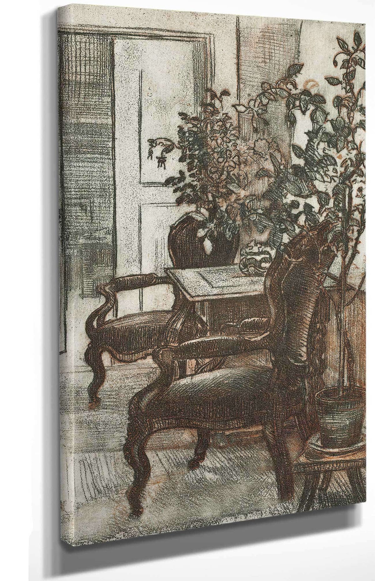 Interior Of Suviranta by Eero Jarnefelt Posters, Prints, & Visual Artwork