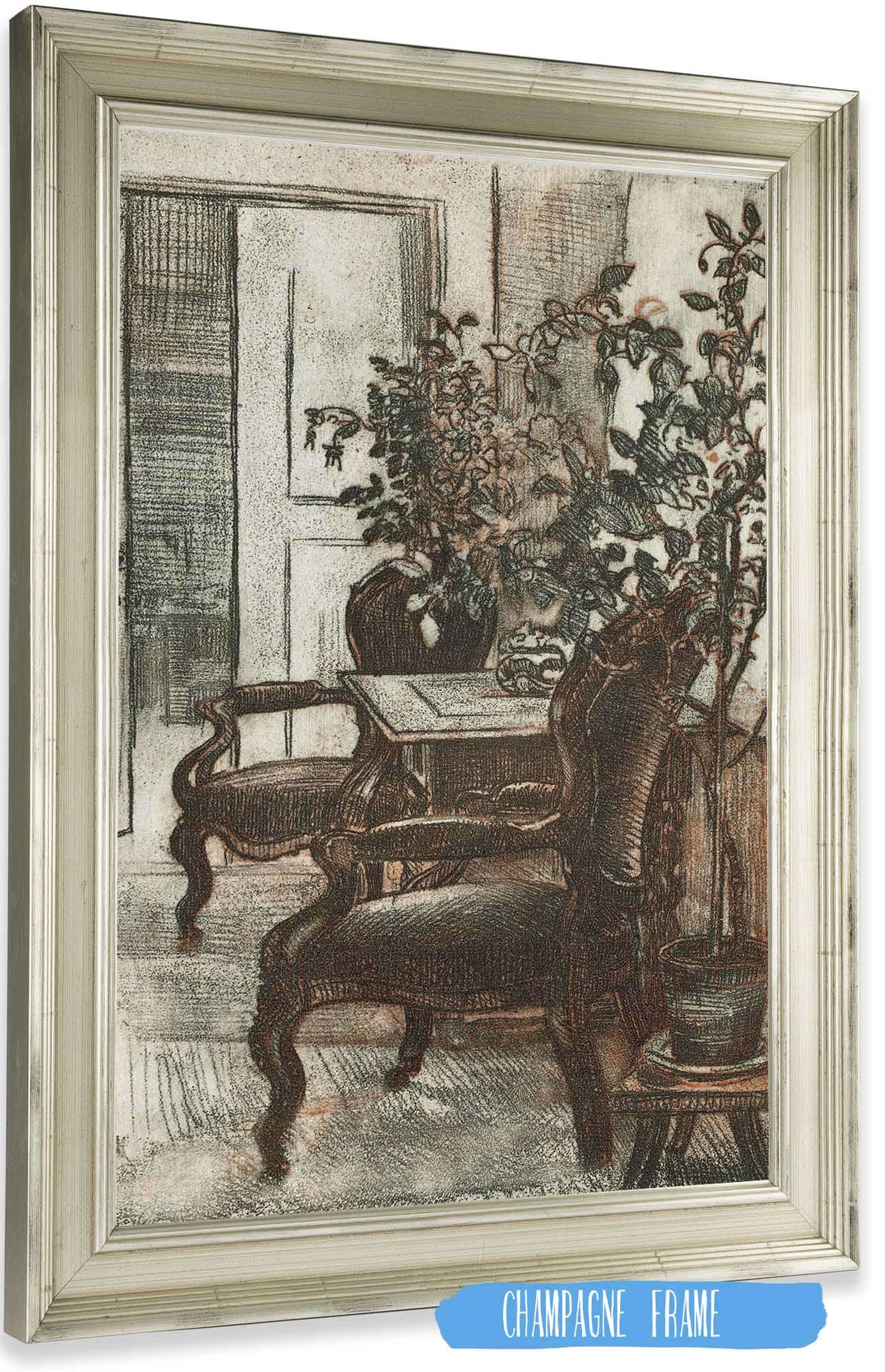 Interior Of Suviranta by Eero Jarnefelt Posters, Prints, & Visual Artwork