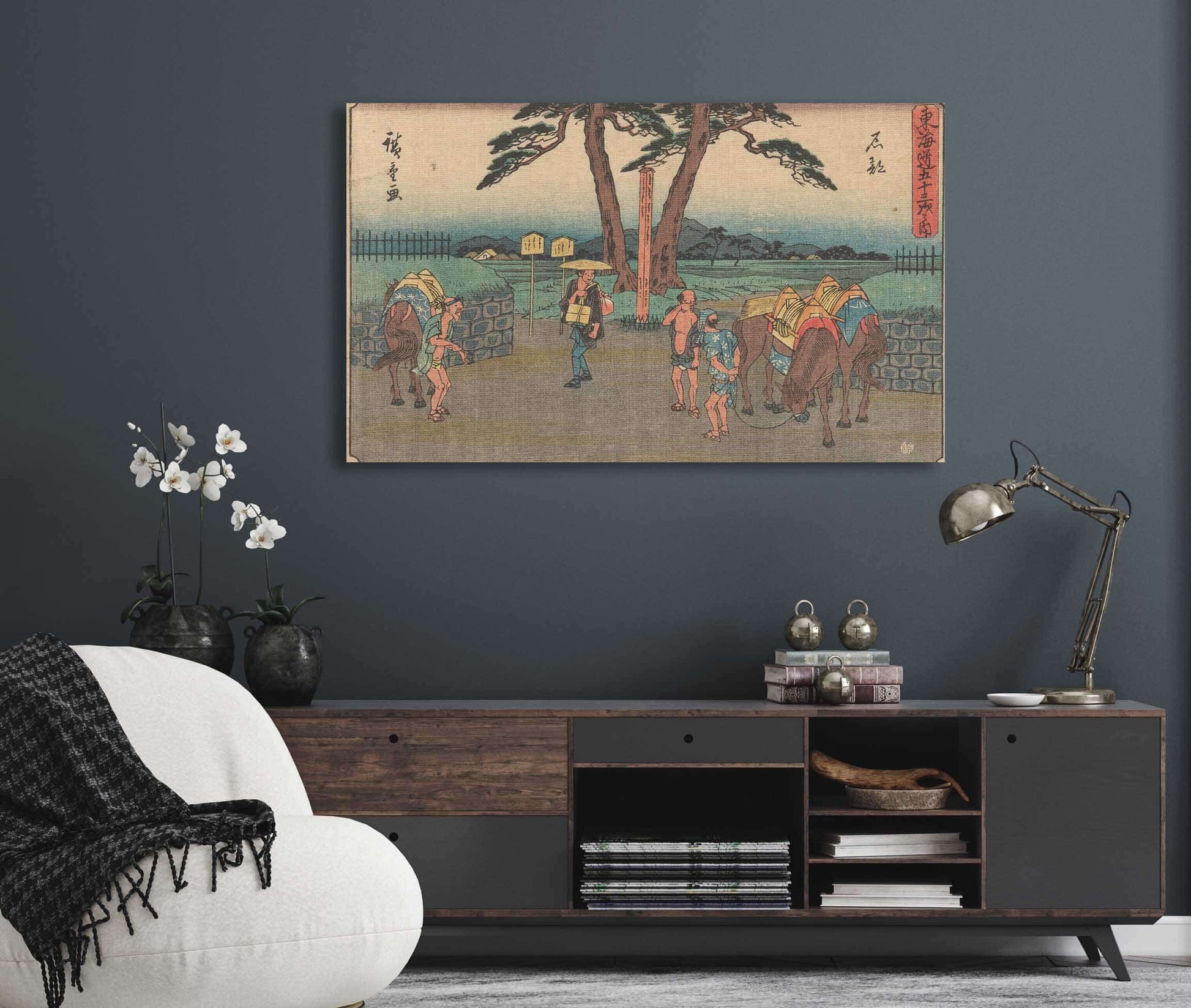 Ishibe   by Ando Hiroshige Posters, Prints, & Visual Artwork