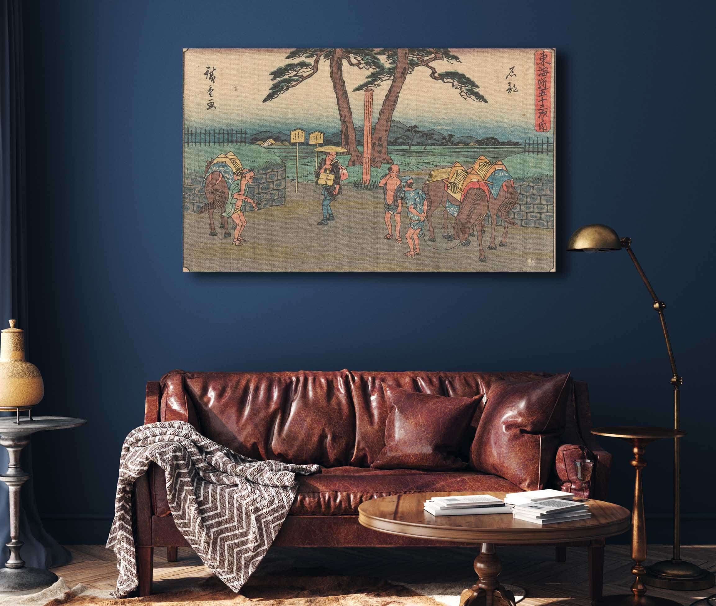 Ishibe   by Ando Hiroshige Posters, Prints, & Visual Artwork
