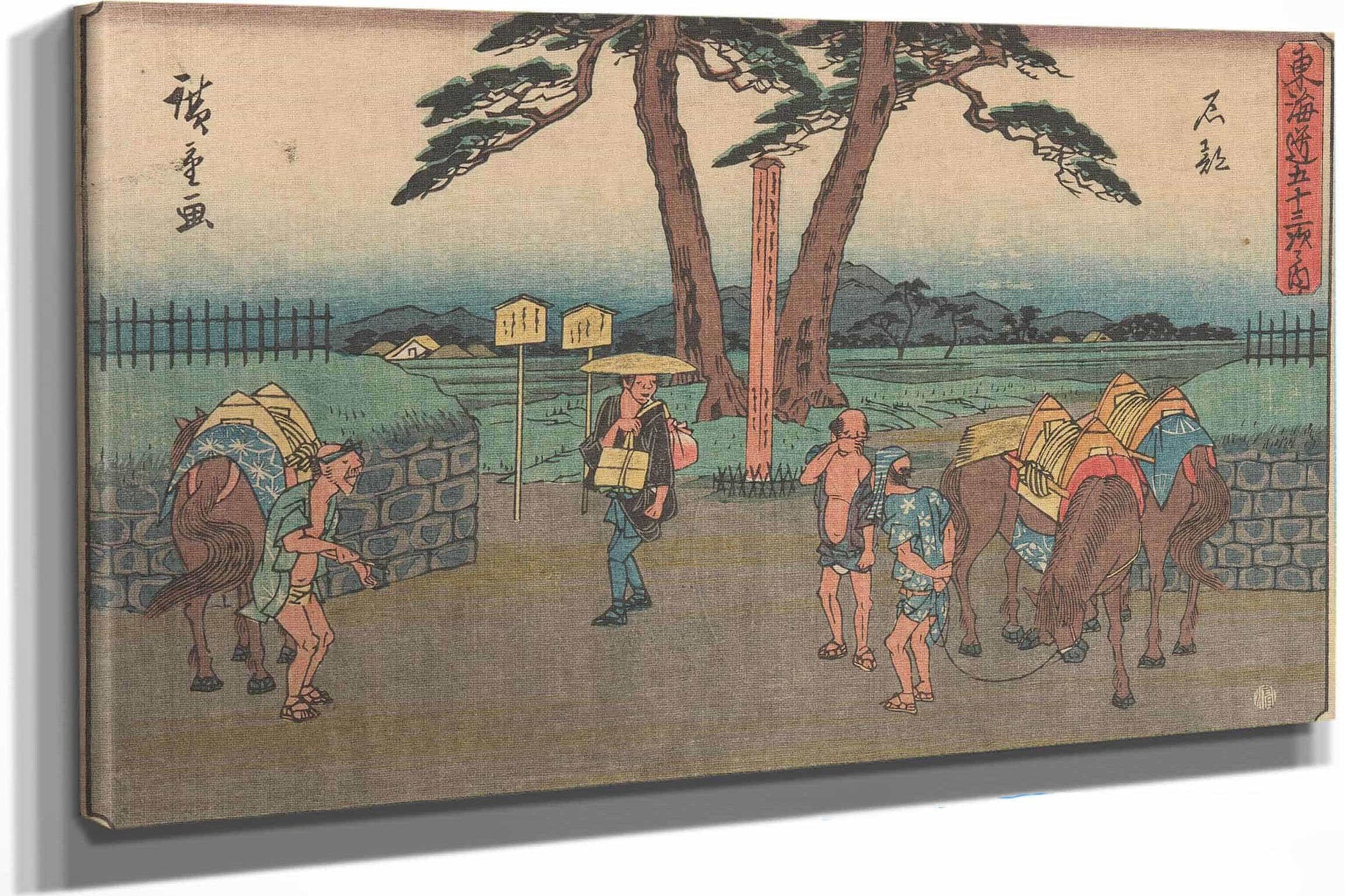 Ishibe   by Ando Hiroshige Posters, Prints, & Visual Artwork