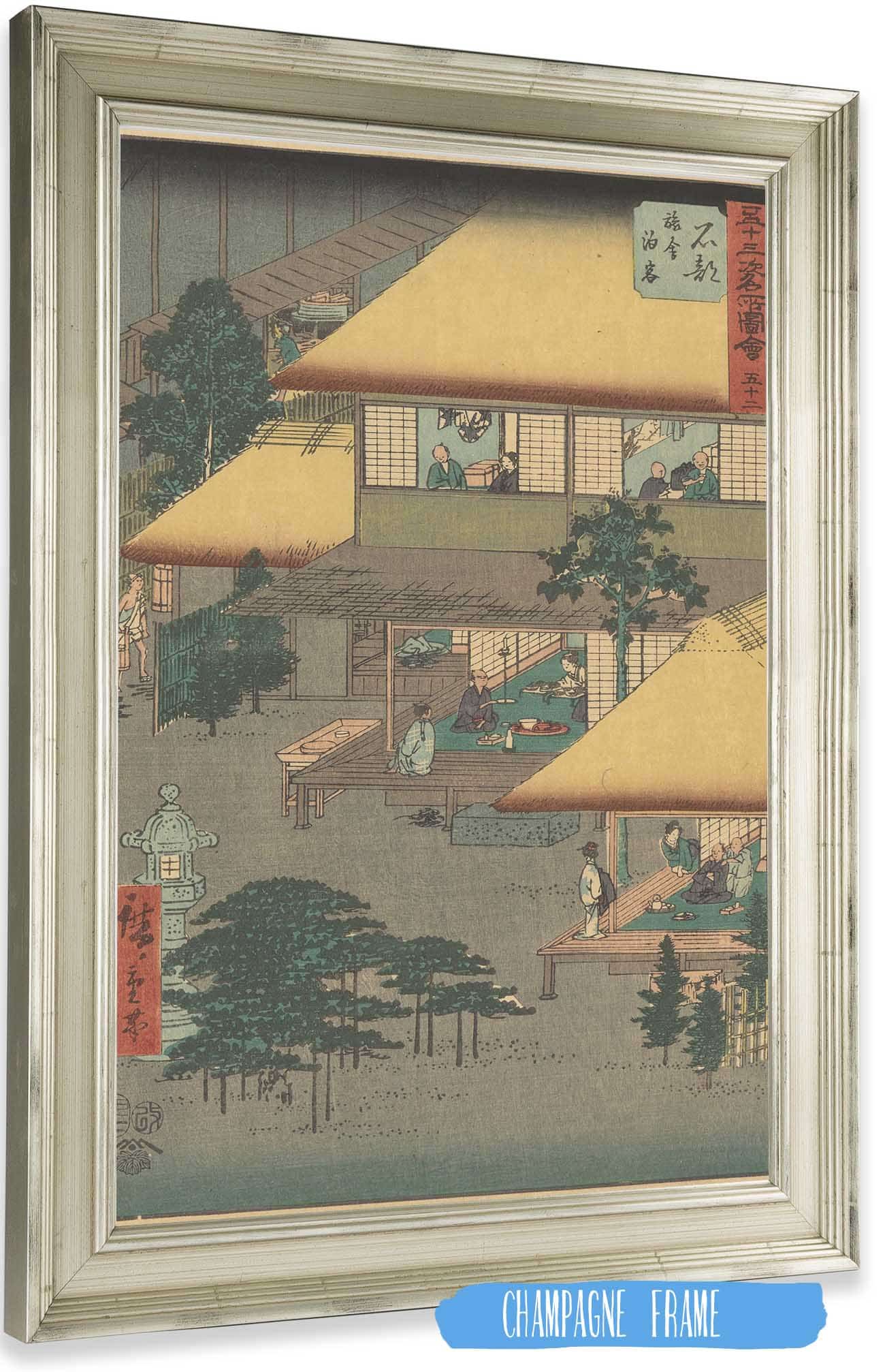 Ishibe   by Ando Hiroshige Posters, Prints, & Visual Artwork