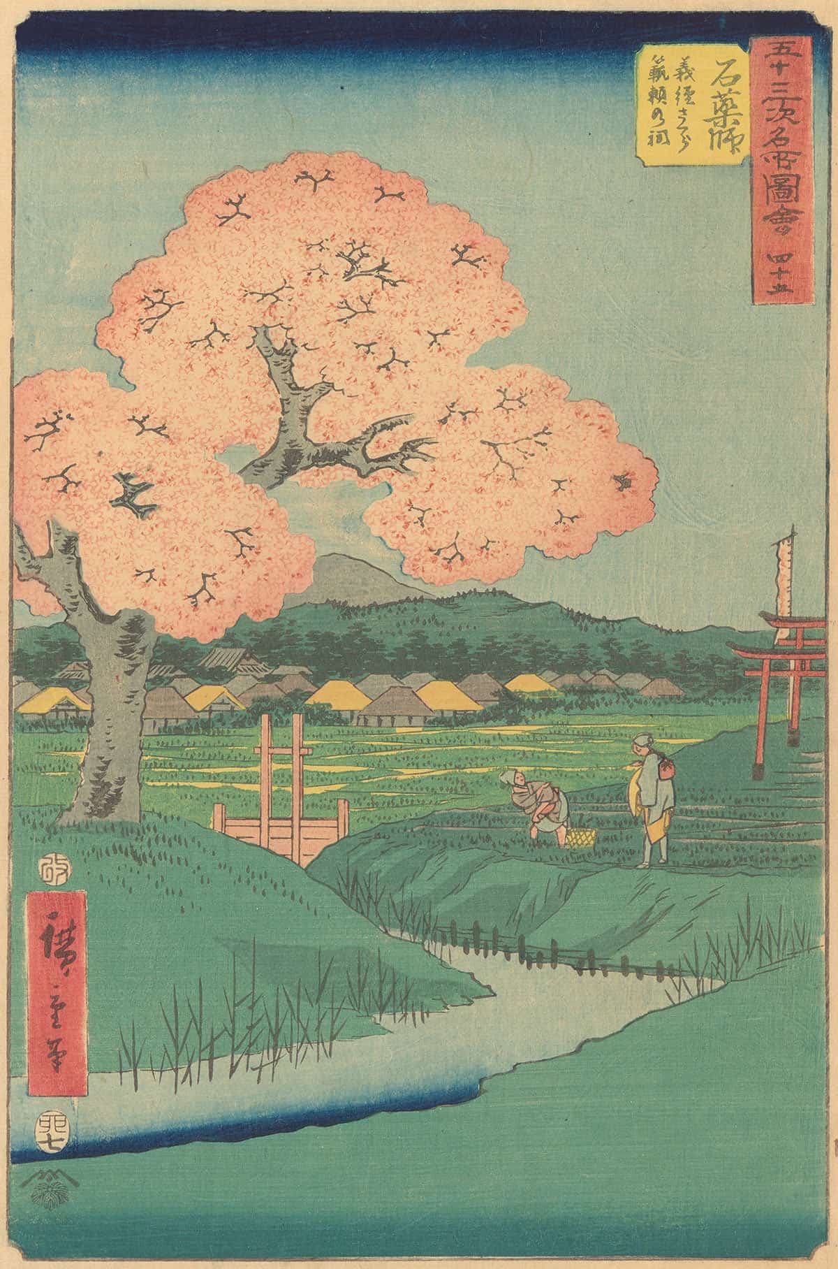 Ishiyakushi   by Ando Hiroshige Posters, Prints, & Visual Artwork