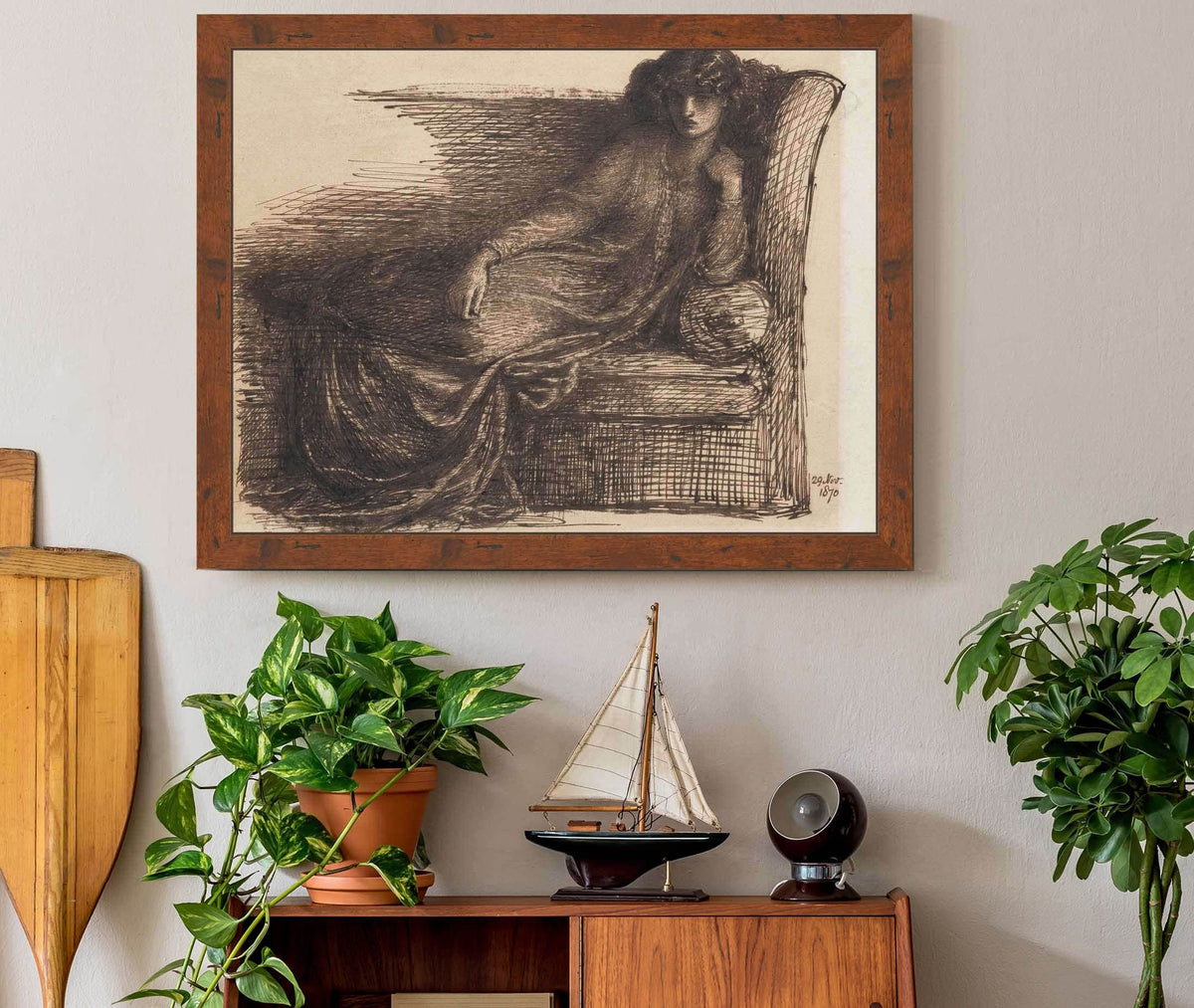 Jane Morris by Dante Gabriel Rossetti Posters, Prints, & Visual Artwork
