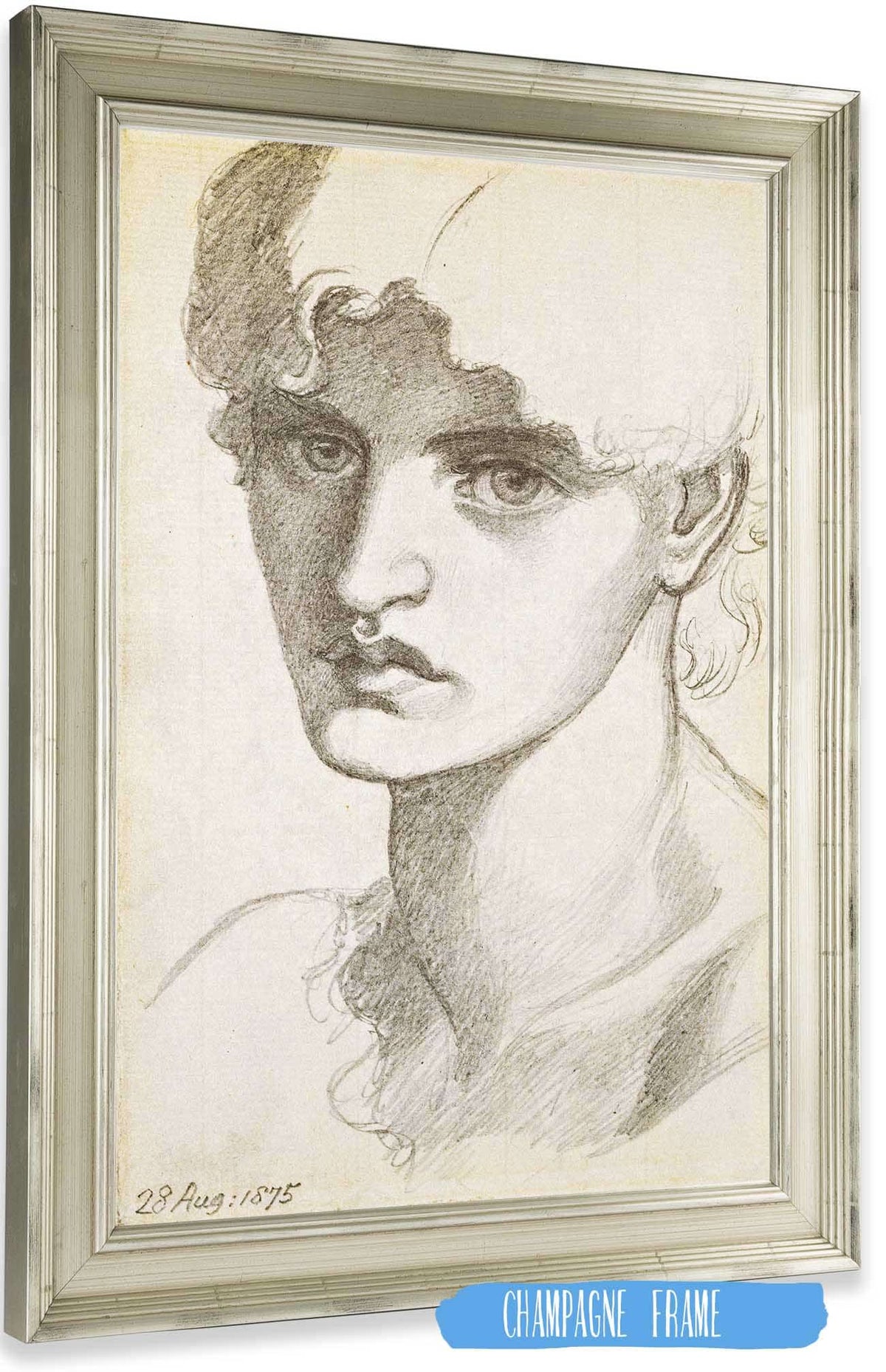 Jane Morris by Dante Gabriel Rossetti Posters, Prints, & Visual Artwork