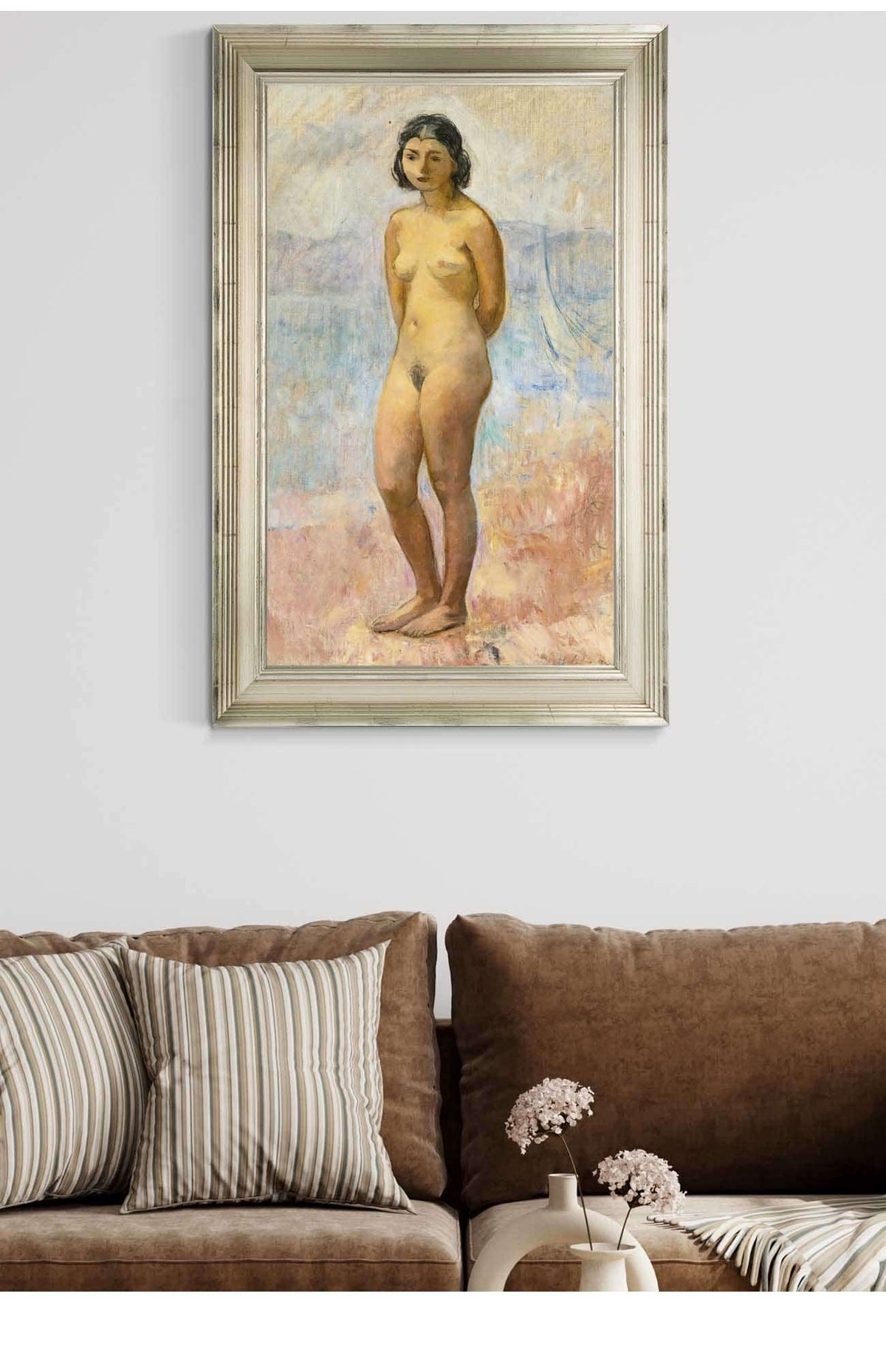 Jeune Fille Nue Debout by Henri Lebasque Posters, Prints, & Visual Artwork