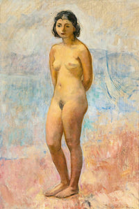Jeune Fille Nue Debout by Henri Lebasque Posters, Prints, & Visual Artwork