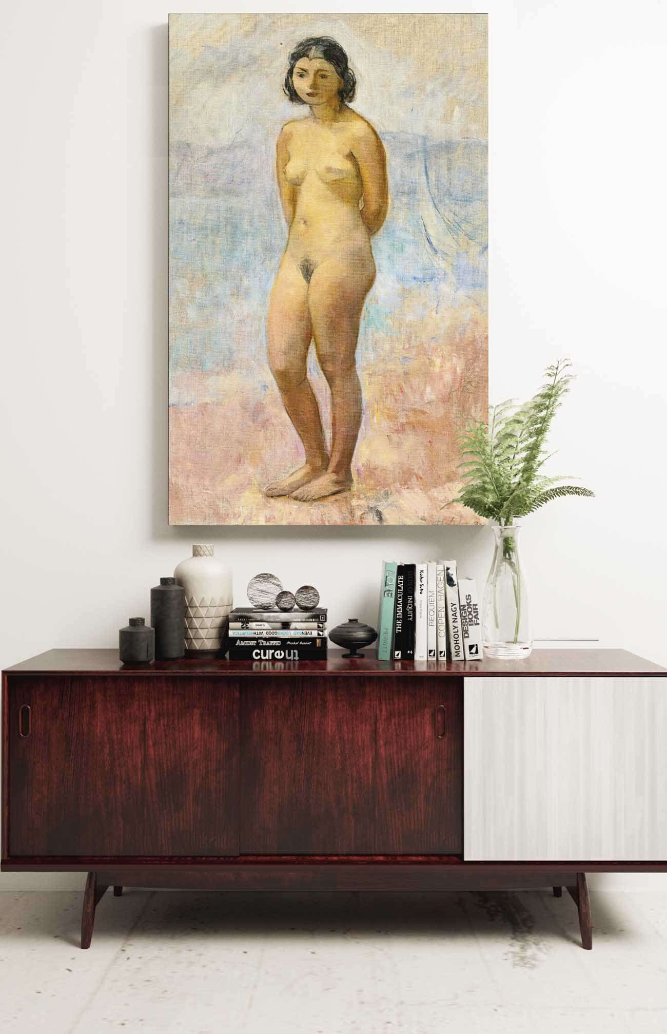 Jeune Fille Nue Debout by Henri Lebasque Posters, Prints, & Visual Artwork