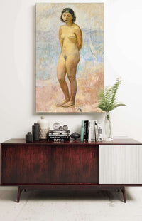 Jeune Fille Nue Debout by Henri Lebasque Posters, Prints, & Visual Artwork