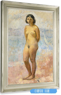 Jeune Fille Nue Debout by Henri Lebasque Posters, Prints, & Visual Artwork