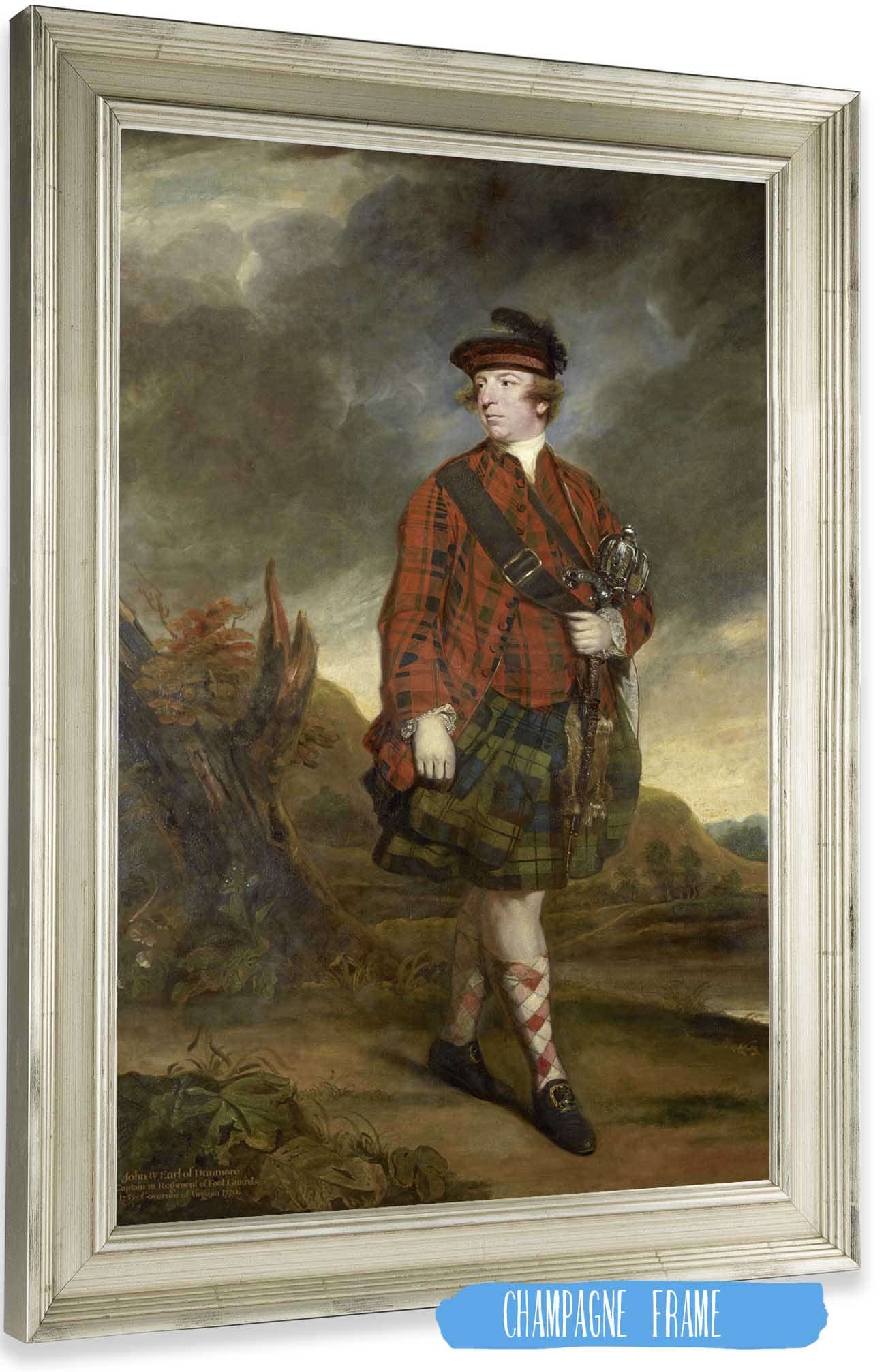 John Murray Th Earl Of Dunmore by Sir Joshua Reynolds Posters, Prints, & Visual Artwork