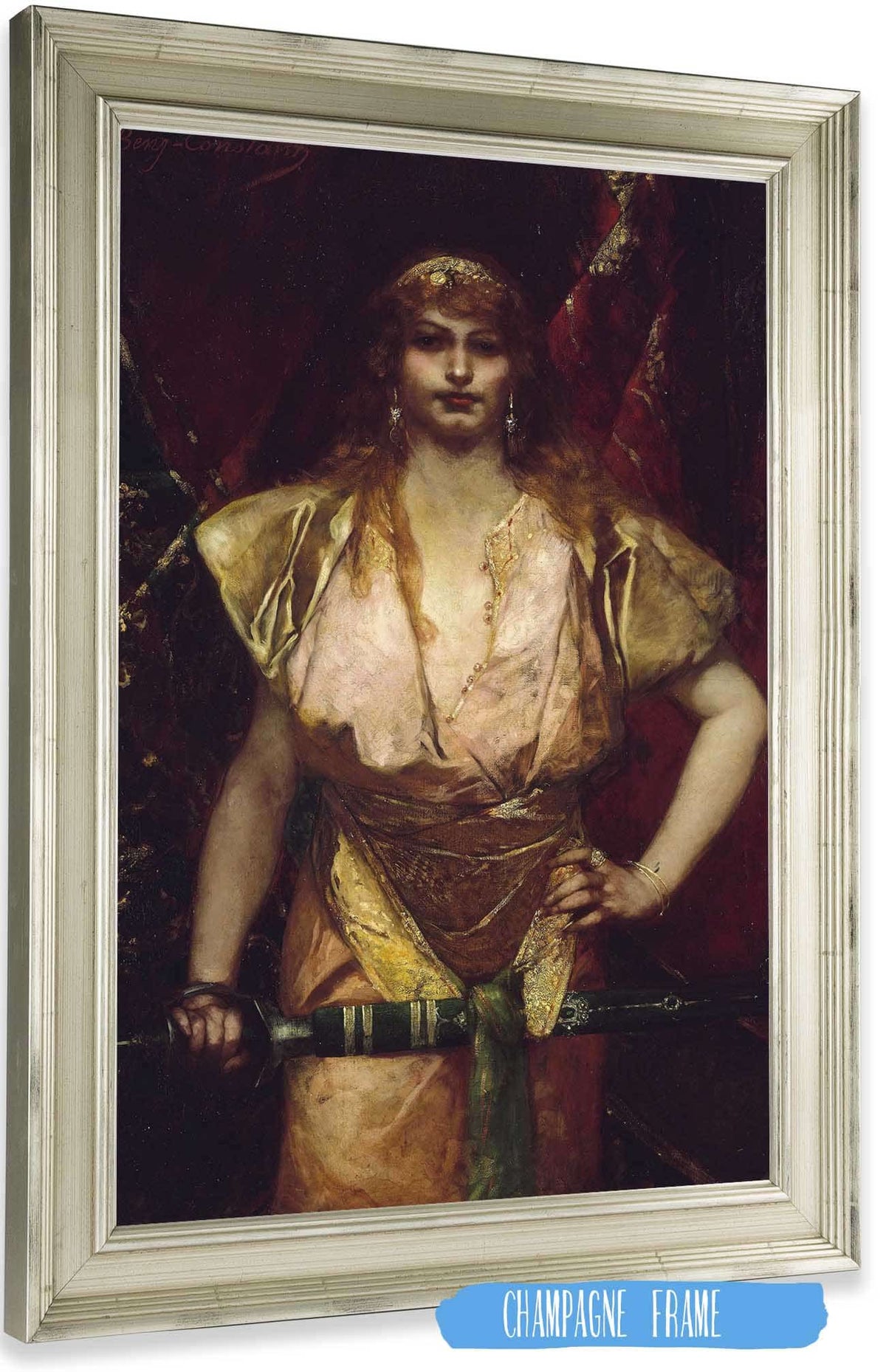 Judith Possibly Ca by Jean Joseph Benjamin Constant Posters, Prints, & Visual Artwork