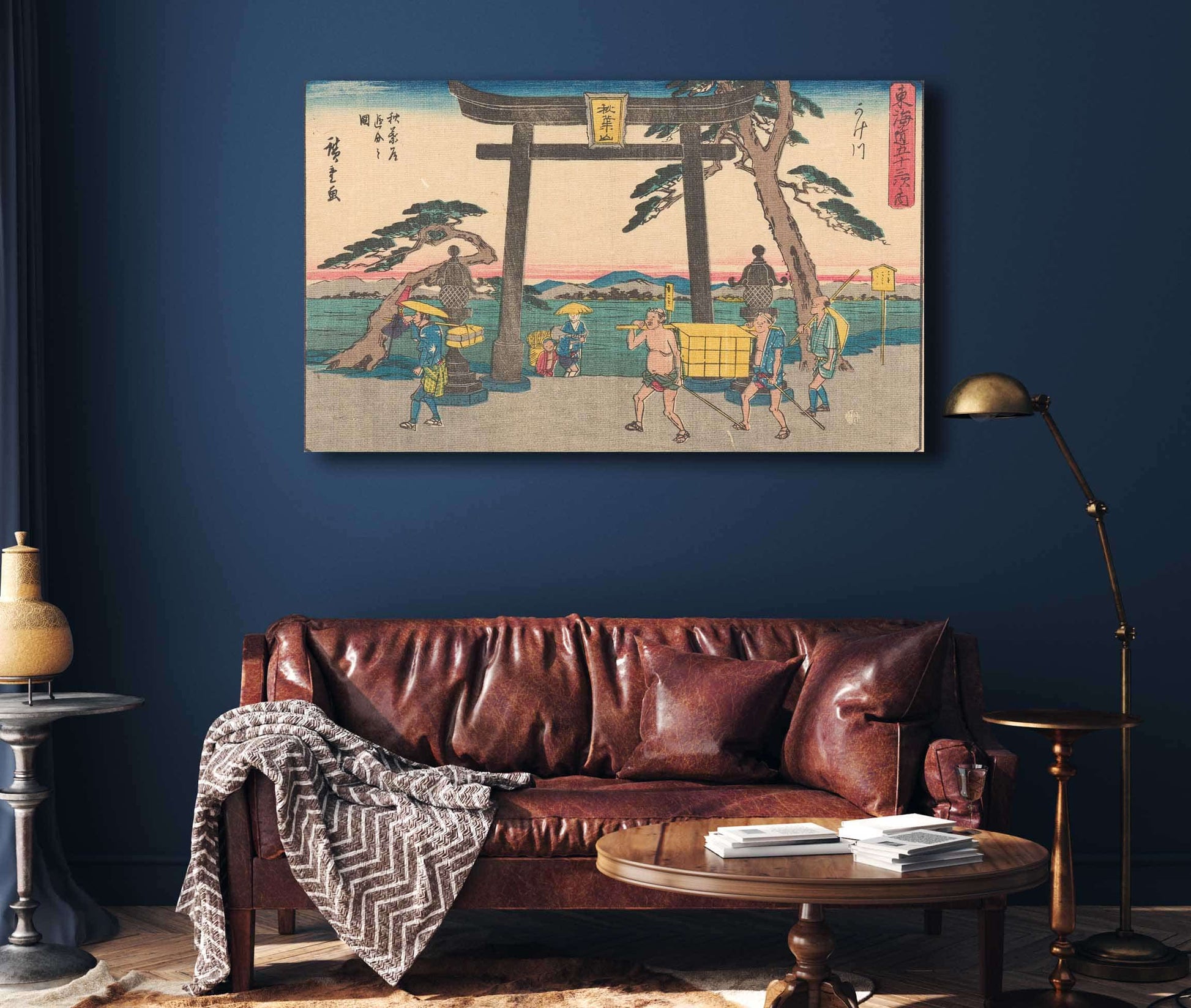Kakegawa   by Ando Hiroshige Posters, Prints, & Visual Artwork