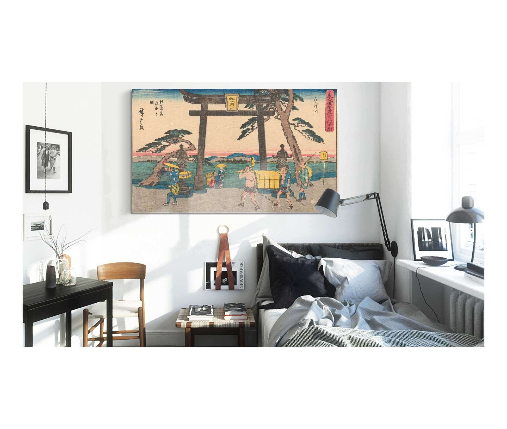 Kakegawa   by Ando Hiroshige Posters, Prints, & Visual Artwork