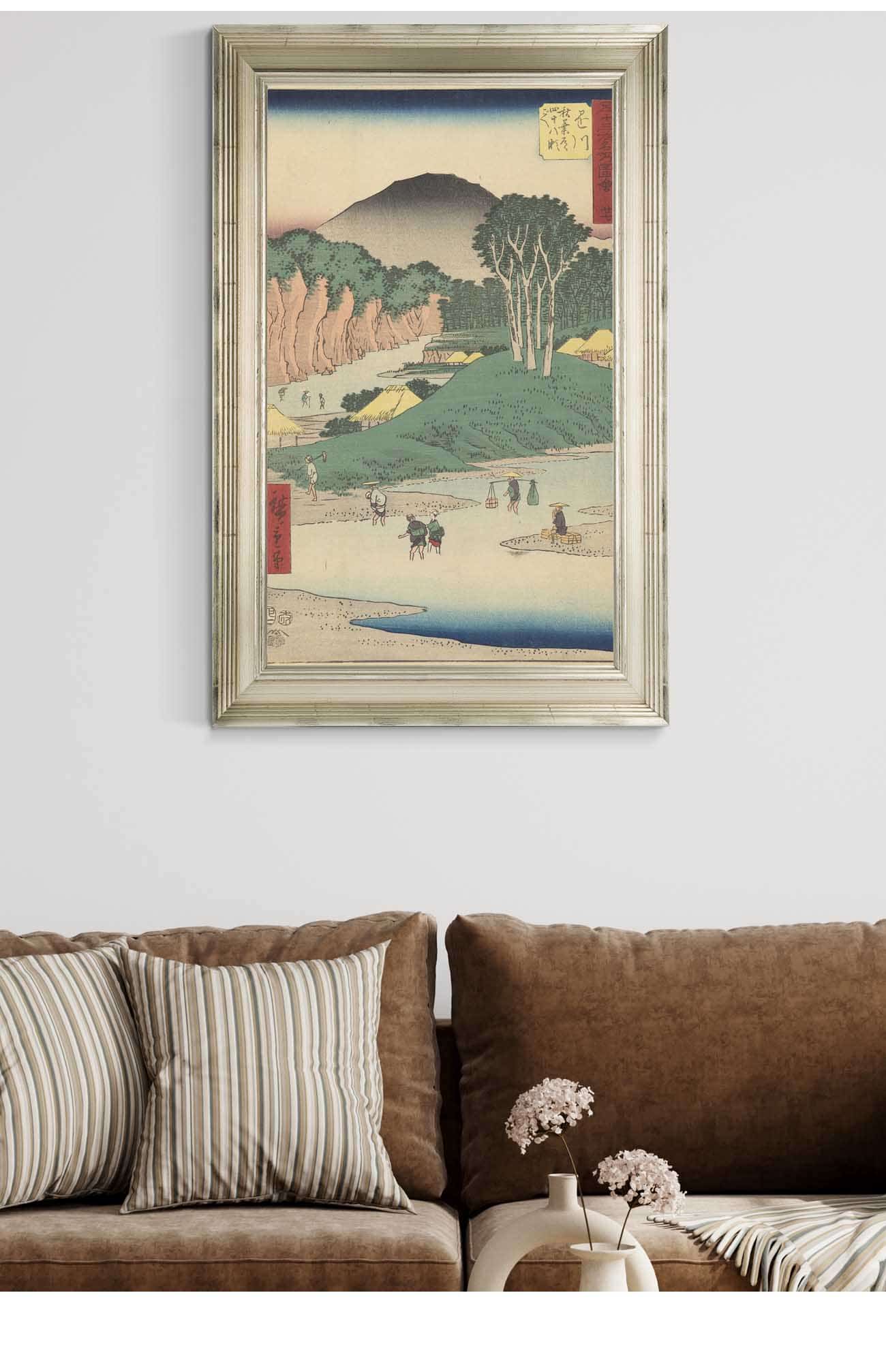 Kakegawa   by Ando Hiroshige Posters, Prints, & Visual Artwork