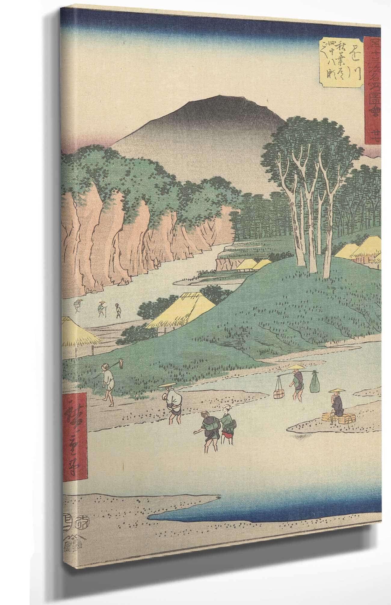 Kakegawa   by Ando Hiroshige Posters, Prints, & Visual Artwork