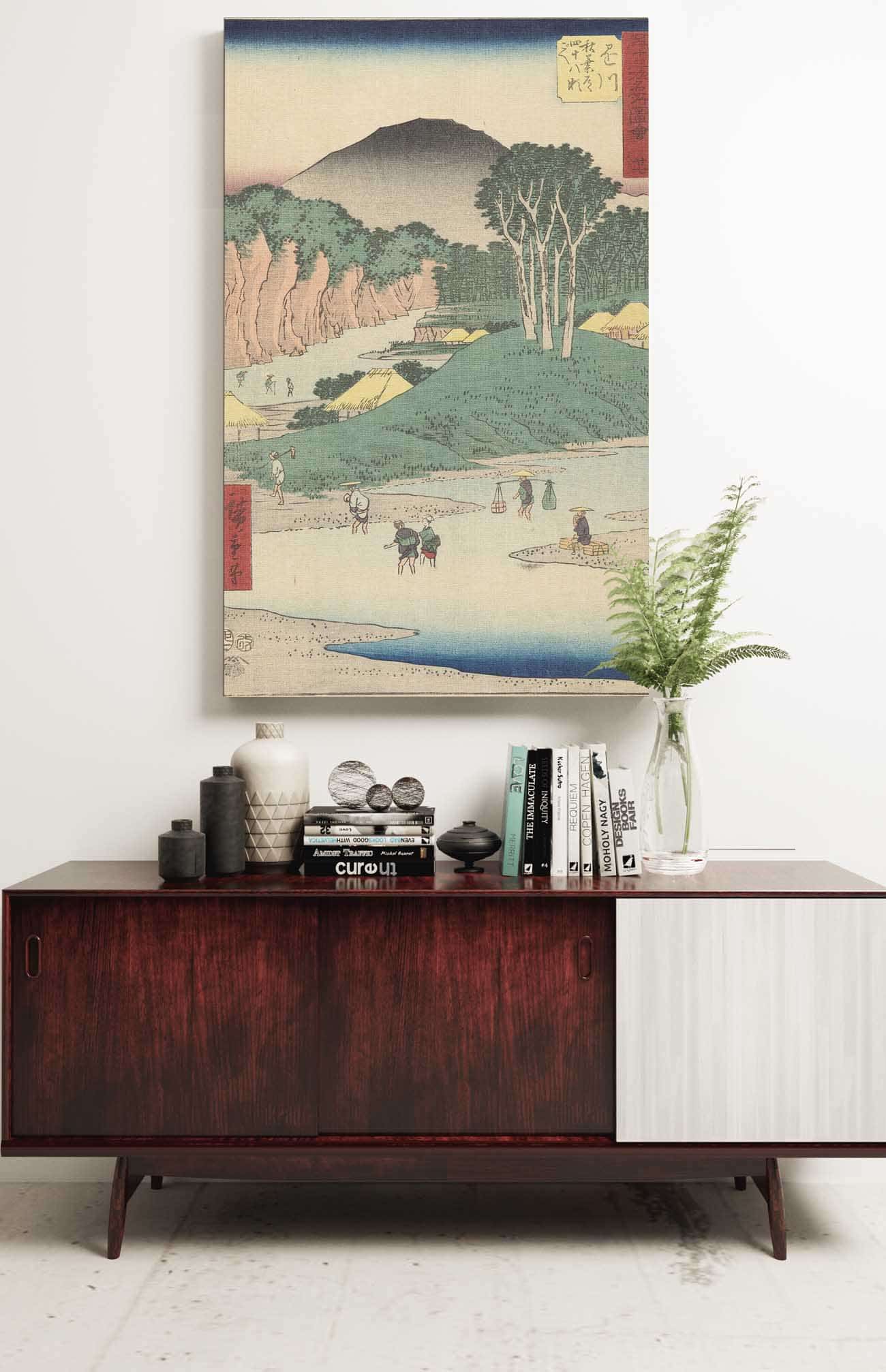 Kakegawa   by Ando Hiroshige Posters, Prints, & Visual Artwork