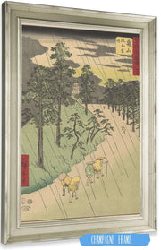 Kameyama   by Ando Hiroshige Posters, Prints, & Visual Artwork