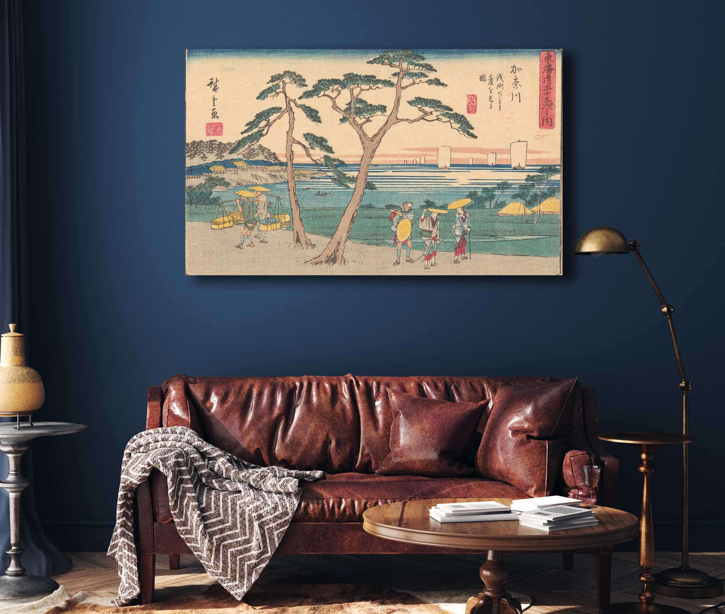 Kanagawa   by Ando Hiroshige Posters, Prints, & Visual Artwork
