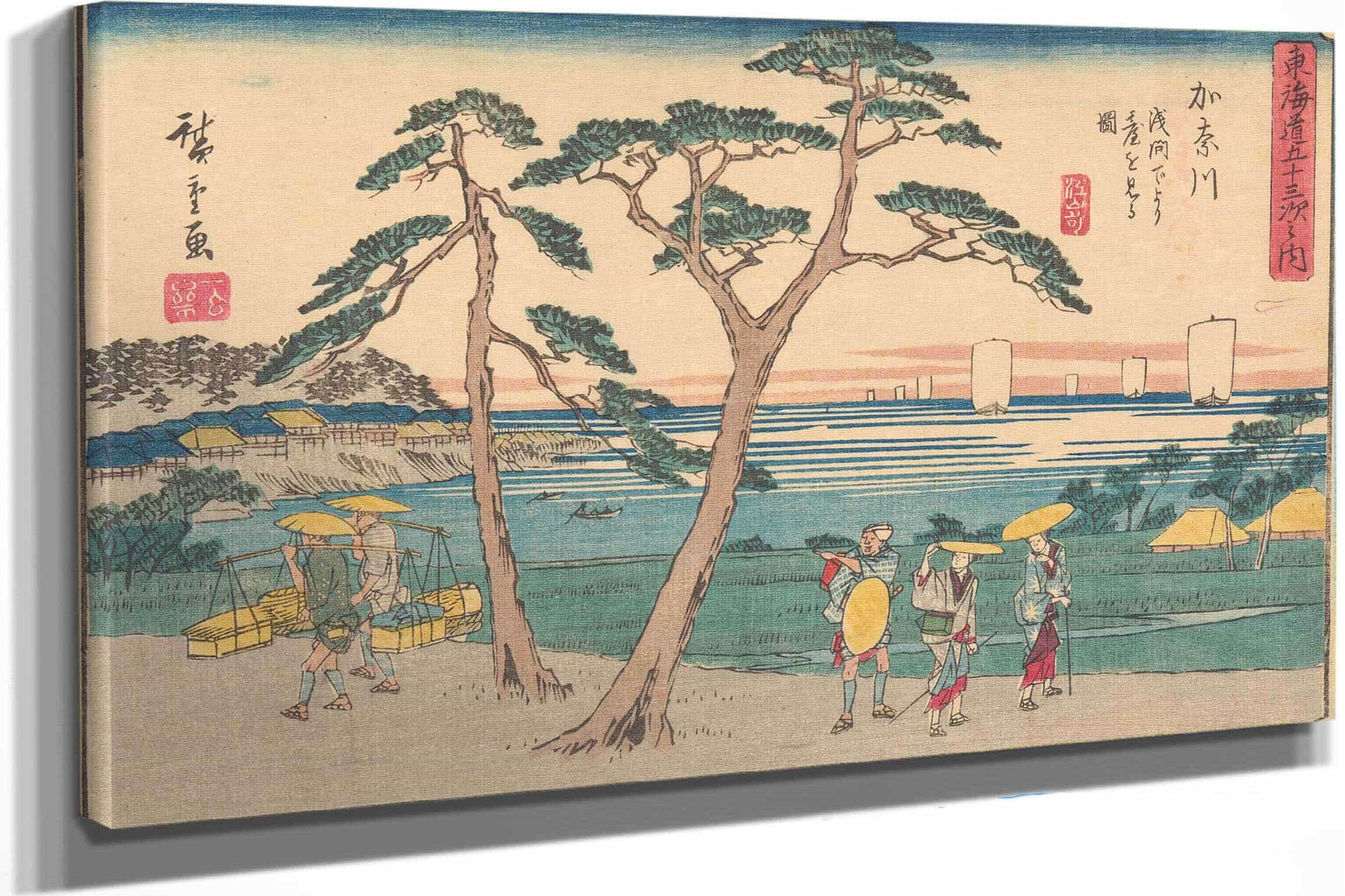 Kanagawa   by Ando Hiroshige Posters, Prints, & Visual Artwork