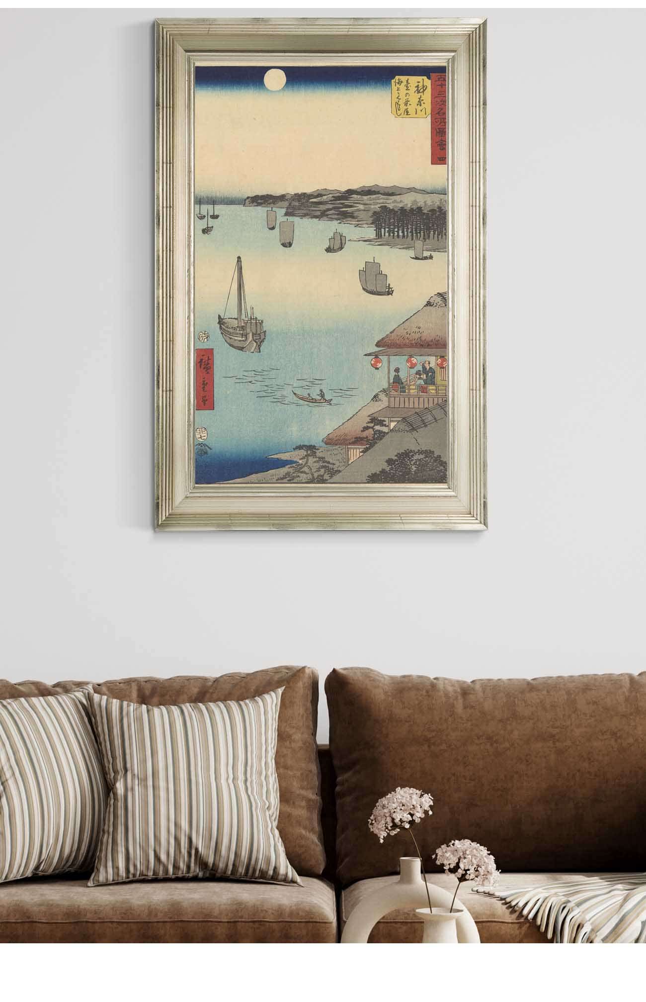 Kanagawa   by Ando Hiroshige Posters, Prints, & Visual Artwork