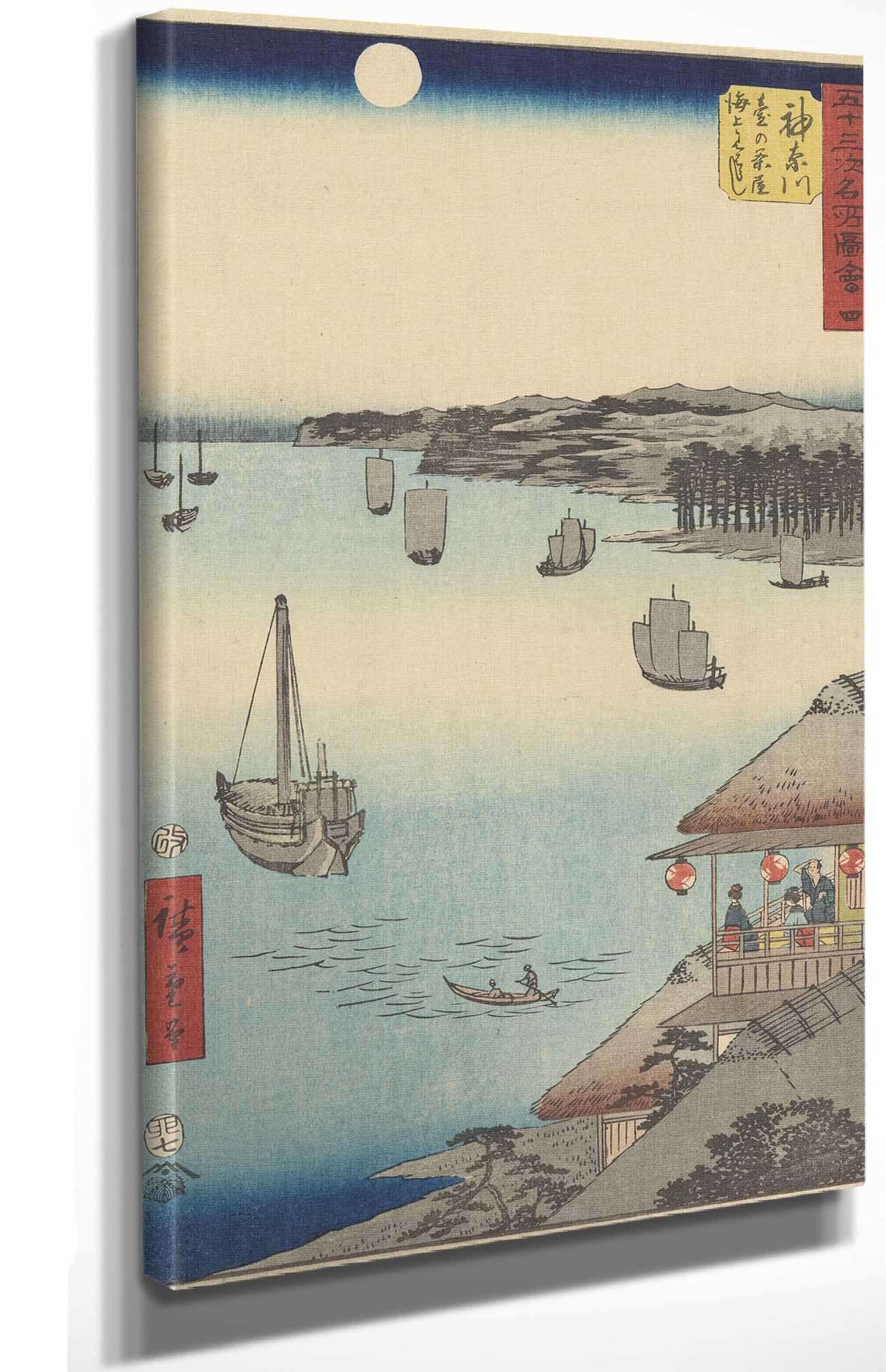 Kanagawa   by Ando Hiroshige Posters, Prints, & Visual Artwork