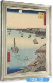 Kanagawa   by Ando Hiroshige Posters, Prints, & Visual Artwork