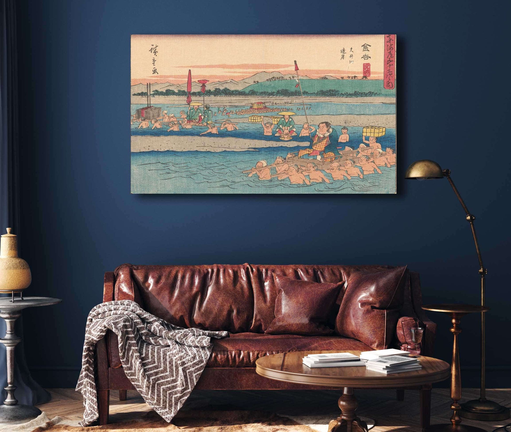 Kanaya   by Ando Hiroshige Posters, Prints, & Visual Artwork