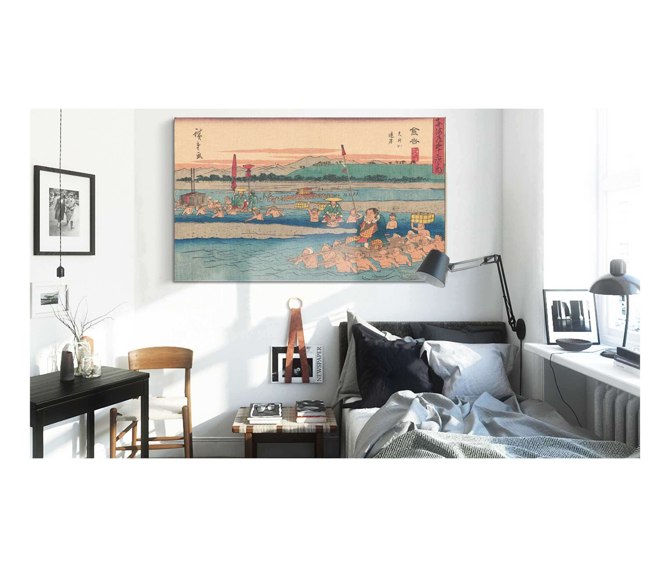 Kanaya   by Ando Hiroshige Posters, Prints, & Visual Artwork