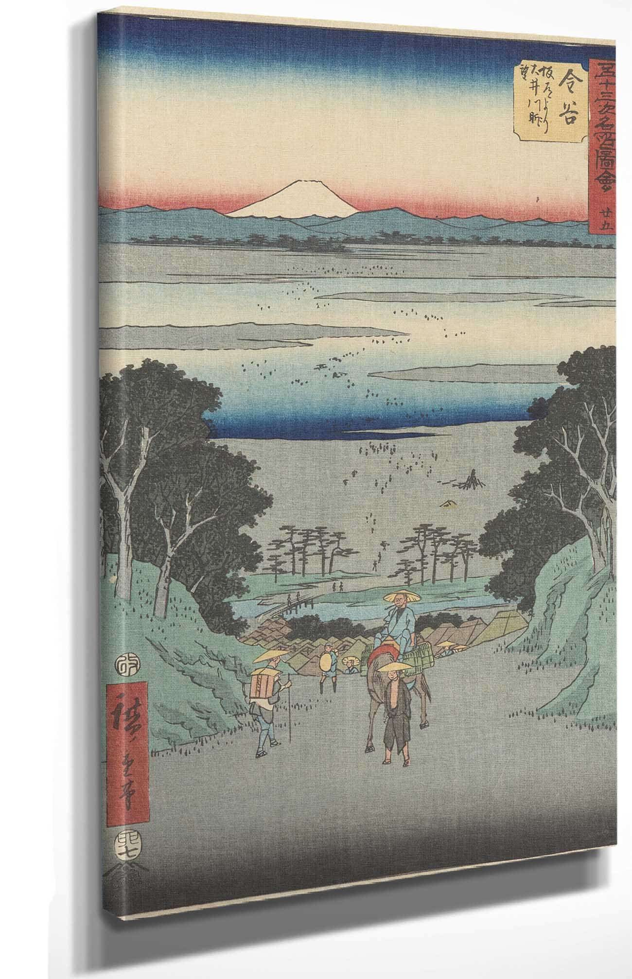 Kanaya   by Ando Hiroshige Posters, Prints, & Visual Artwork