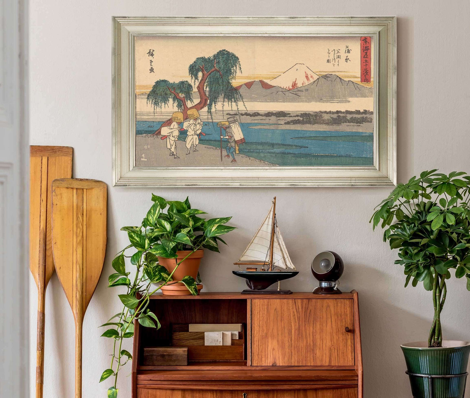 Kanbara   by Ando Hiroshige Posters, Prints, & Visual Artwork