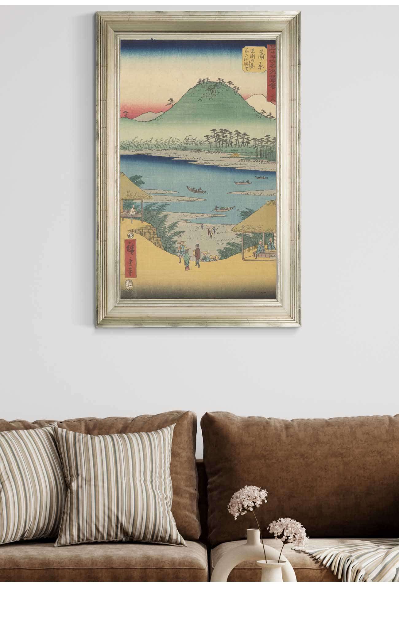 Kanbara   by Ando Hiroshige Posters, Prints, & Visual Artwork