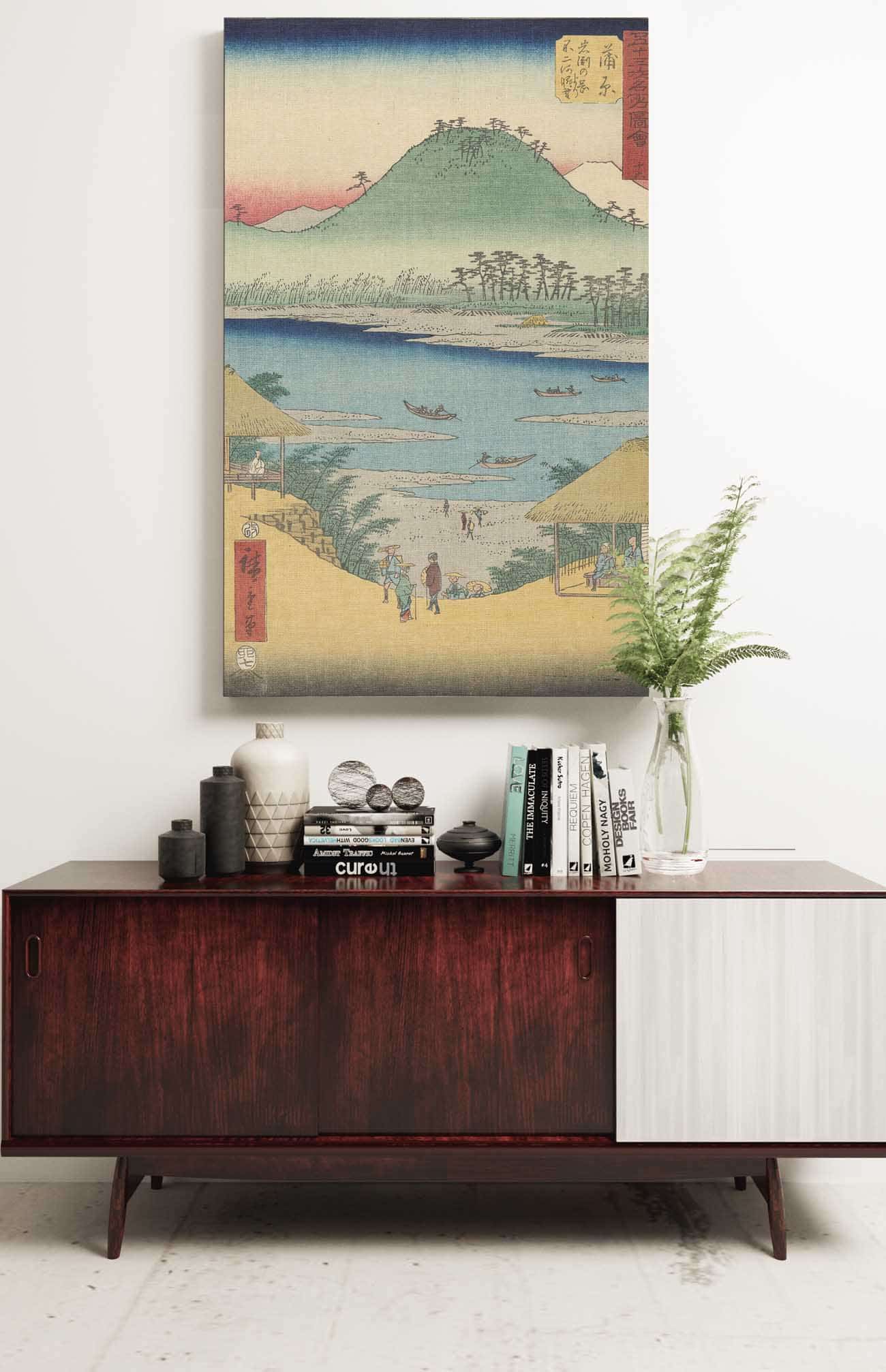 Kanbara   by Ando Hiroshige Posters, Prints, & Visual Artwork