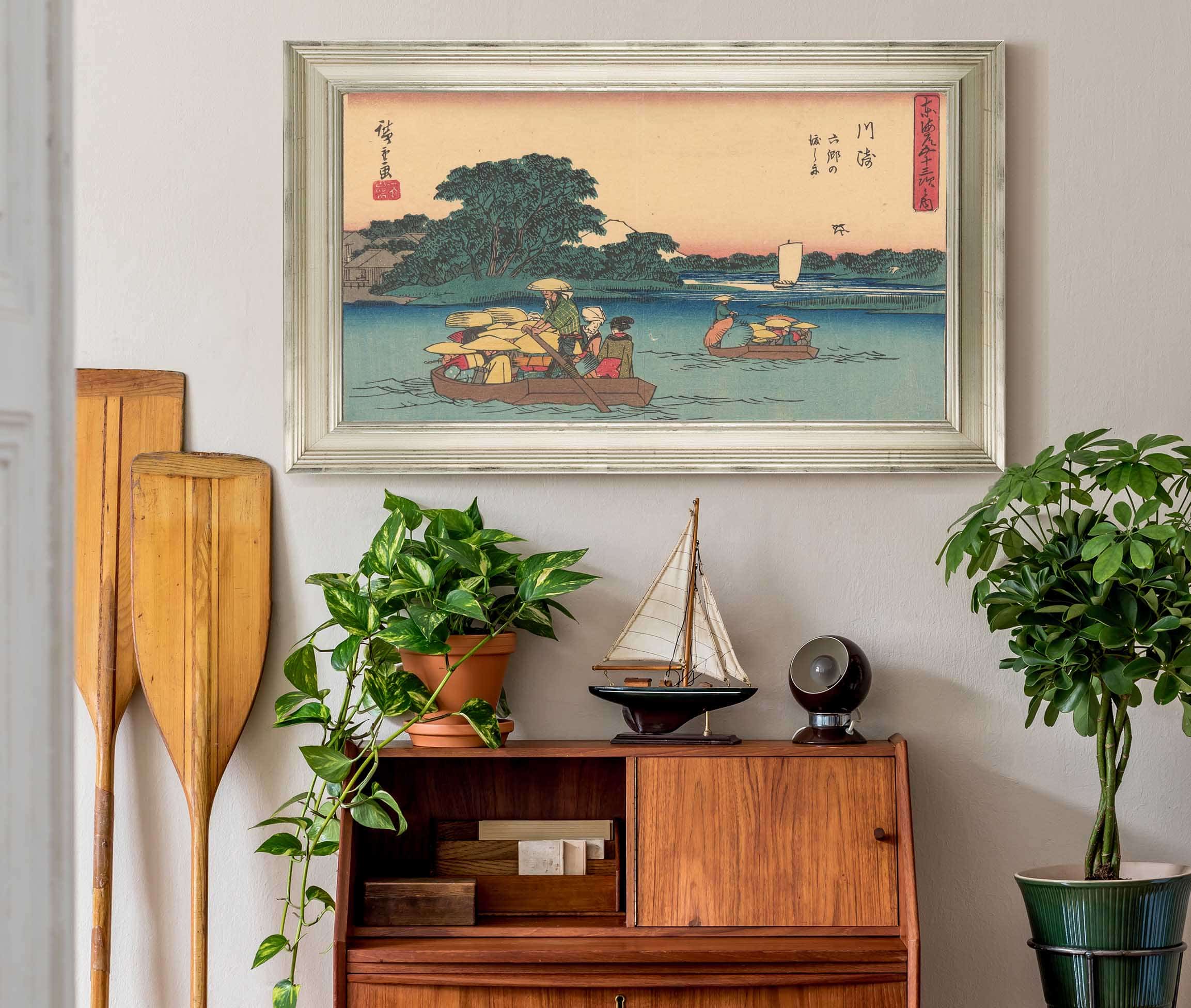 Kawasaki   by Ando Hiroshige Posters, Prints, & Visual Artwork