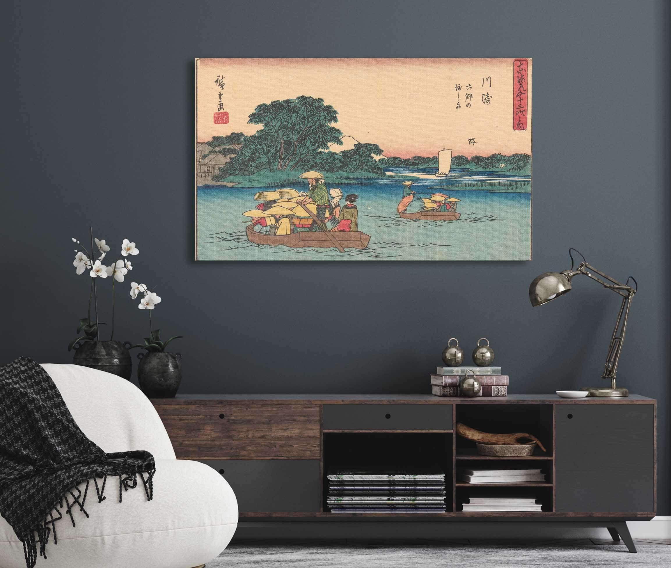 Kawasaki   by Ando Hiroshige Posters, Prints, & Visual Artwork