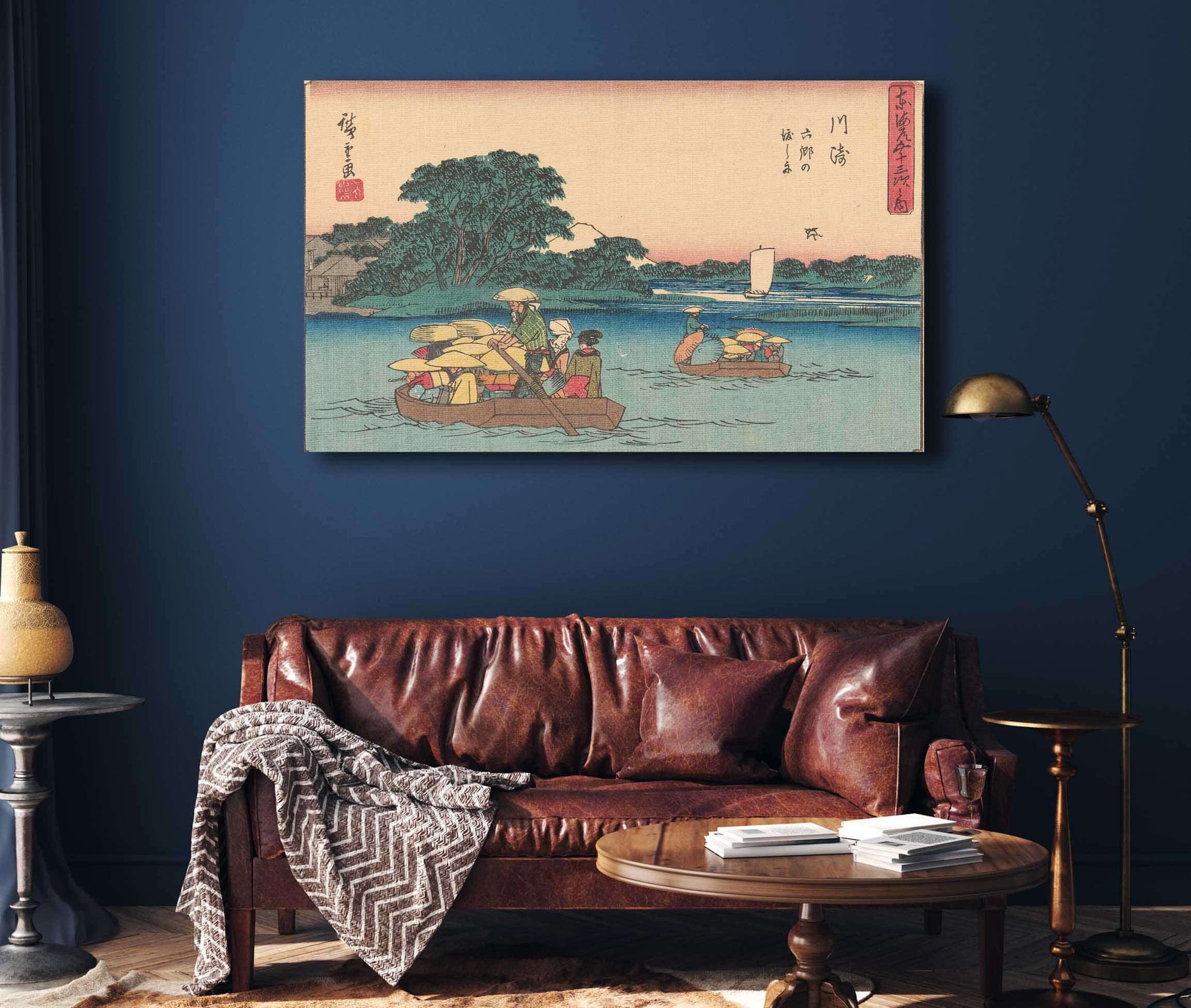 Kawasaki   by Ando Hiroshige Posters, Prints, & Visual Artwork