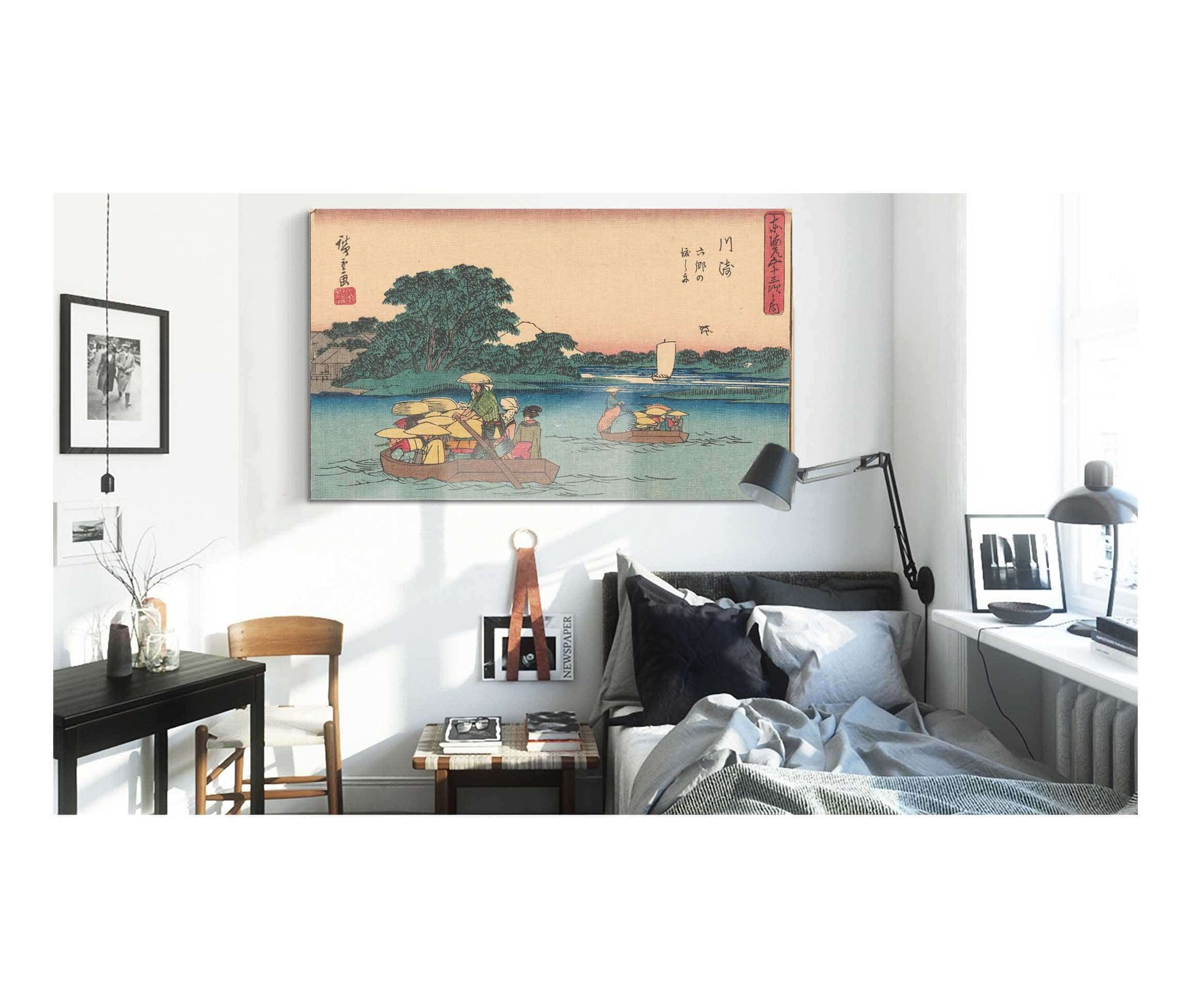 Kawasaki   by Ando Hiroshige Posters, Prints, & Visual Artwork