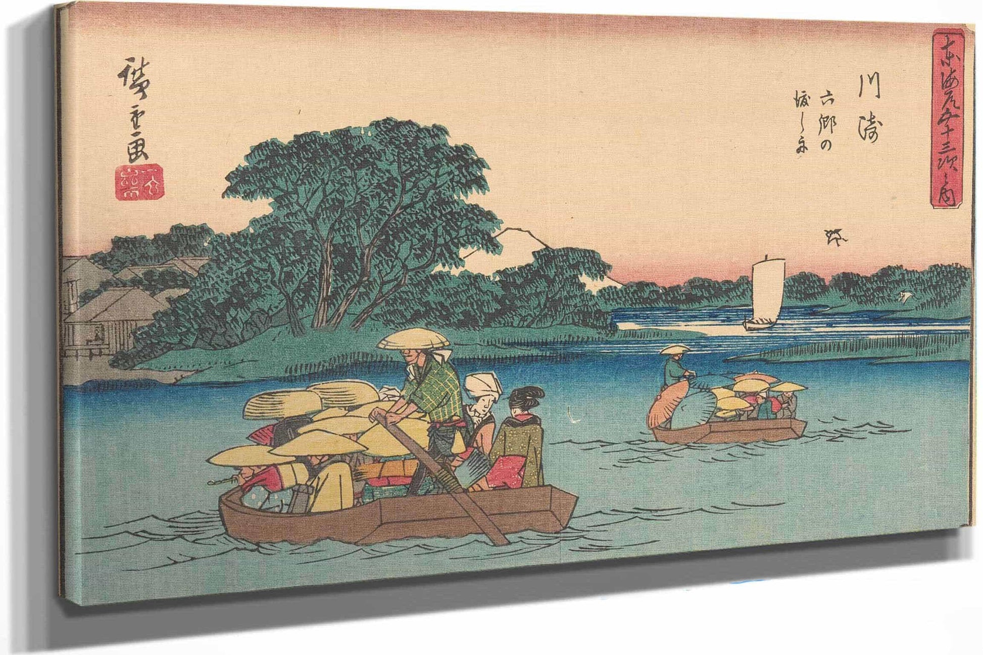 Kawasaki   by Ando Hiroshige Posters, Prints, & Visual Artwork
