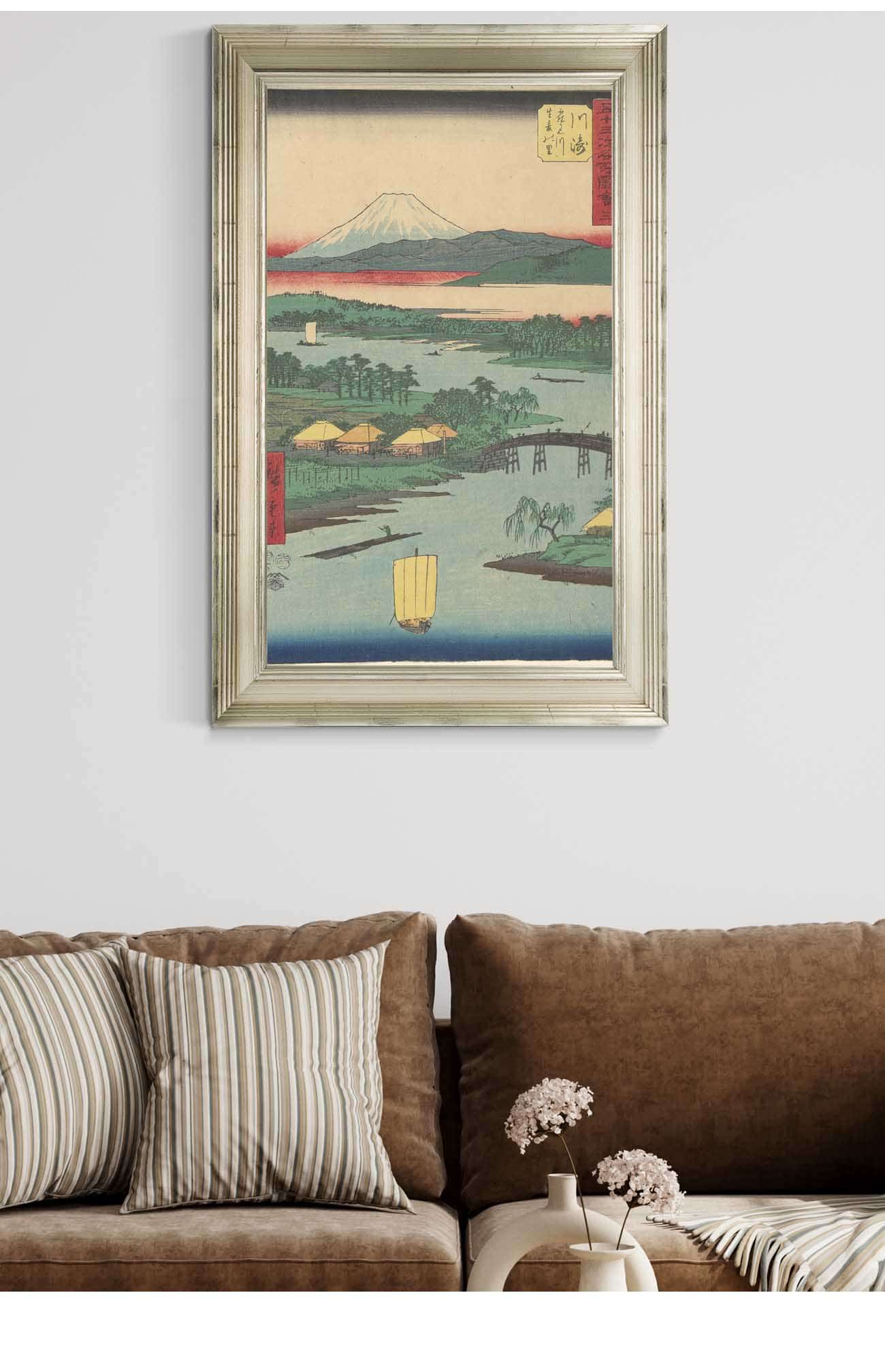 Kawasaki   by Ando Hiroshige Posters, Prints, & Visual Artwork