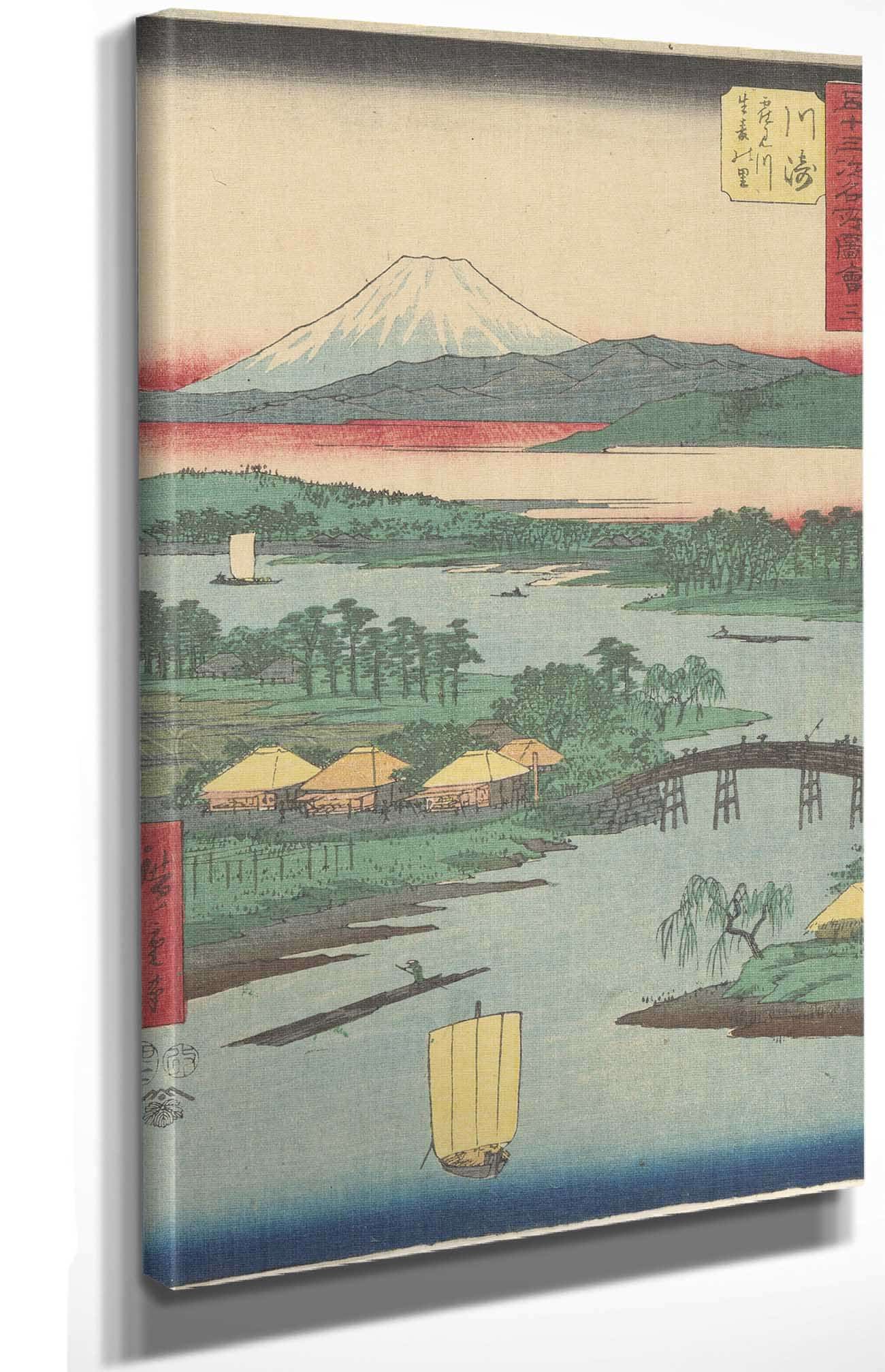 Kawasaki   by Ando Hiroshige Posters, Prints, & Visual Artwork