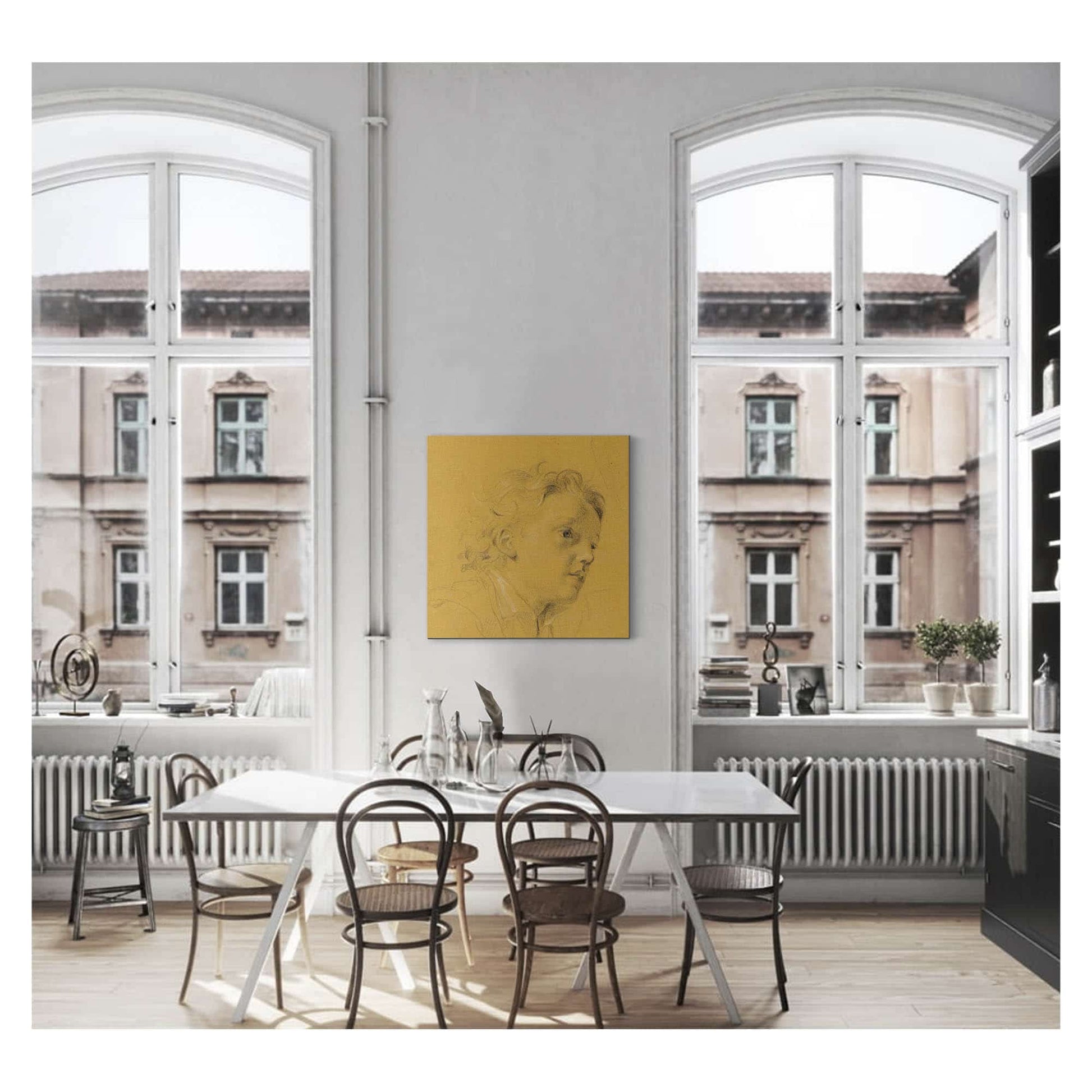 Kopf Eines Knaben by Johann Peter Krafft Posters, Prints, & Visual Artwork