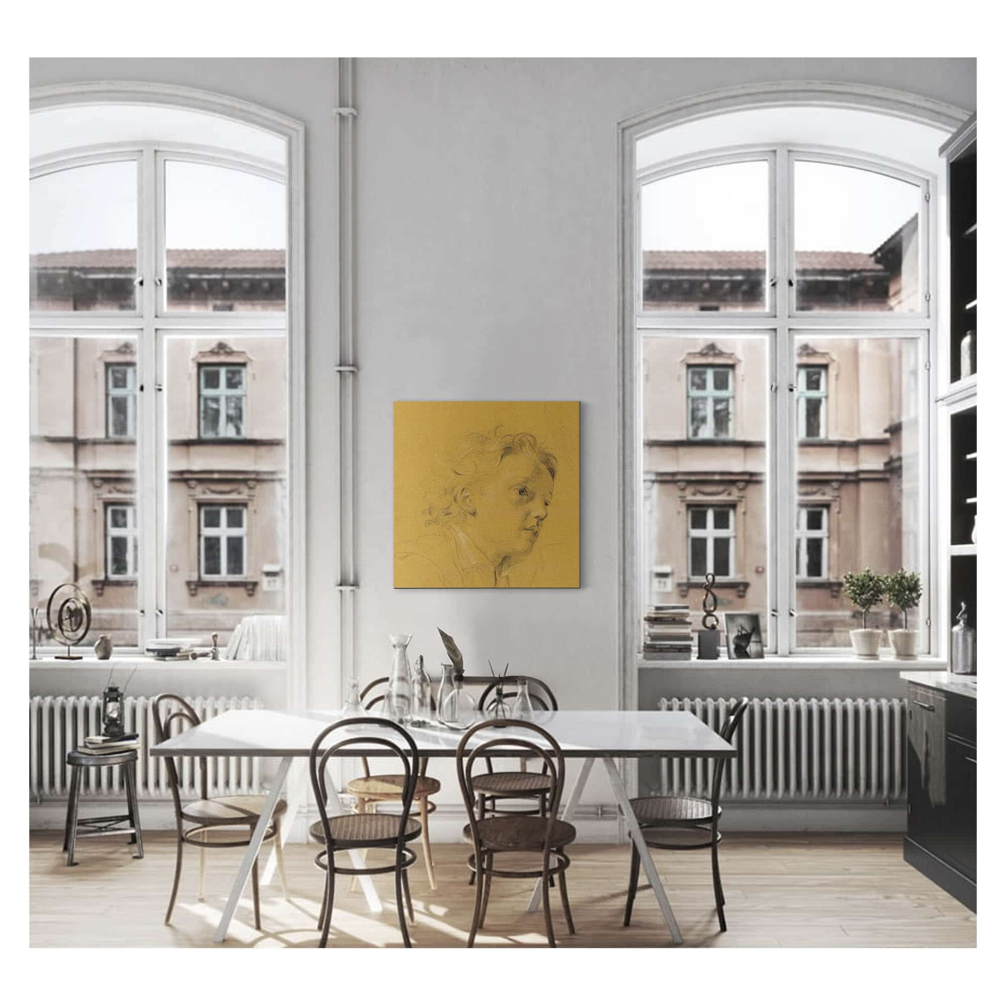 Kopf Eines Knaben by Johann Peter Krafft Posters, Prints, & Visual Artwork
