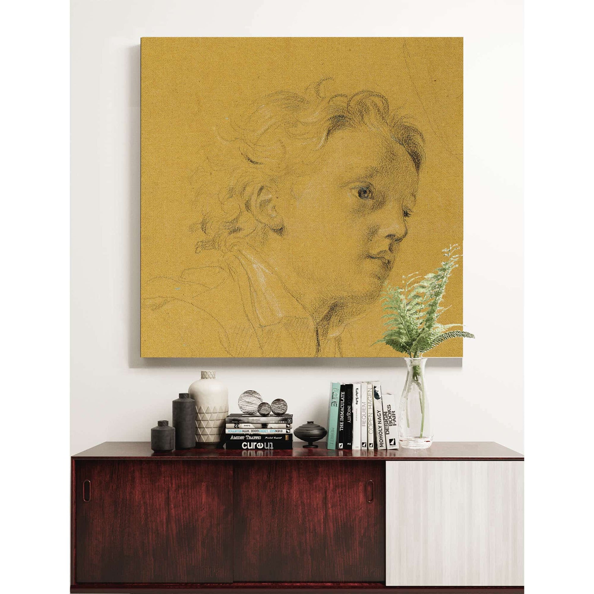 Kopf Eines Knaben by Johann Peter Krafft Posters, Prints, & Visual Artwork